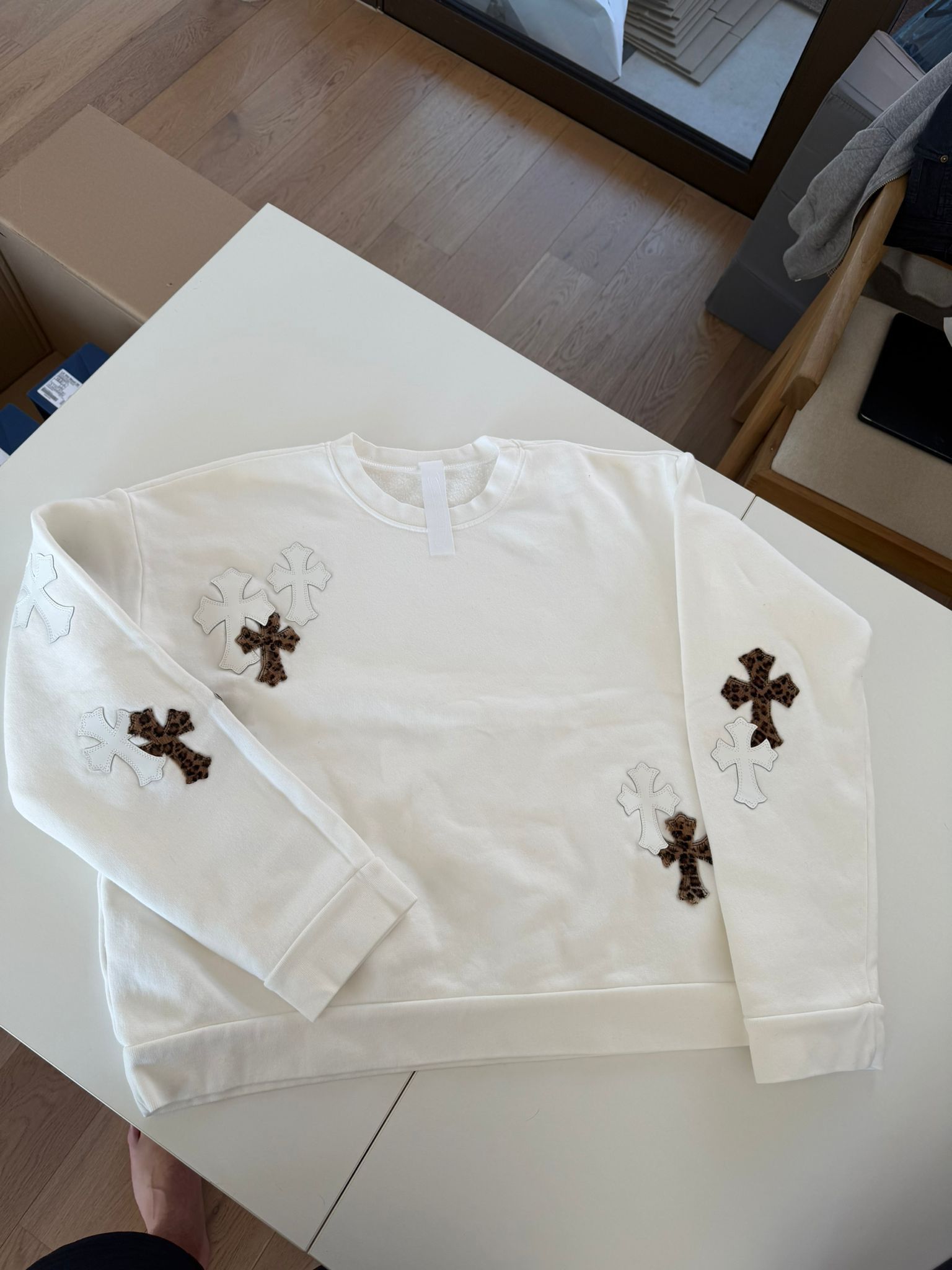 Chrome Hearts Chrome Hearts Paper Jam crewneck Size US L / EU 52-54 / 3 - 6 Thumbnail