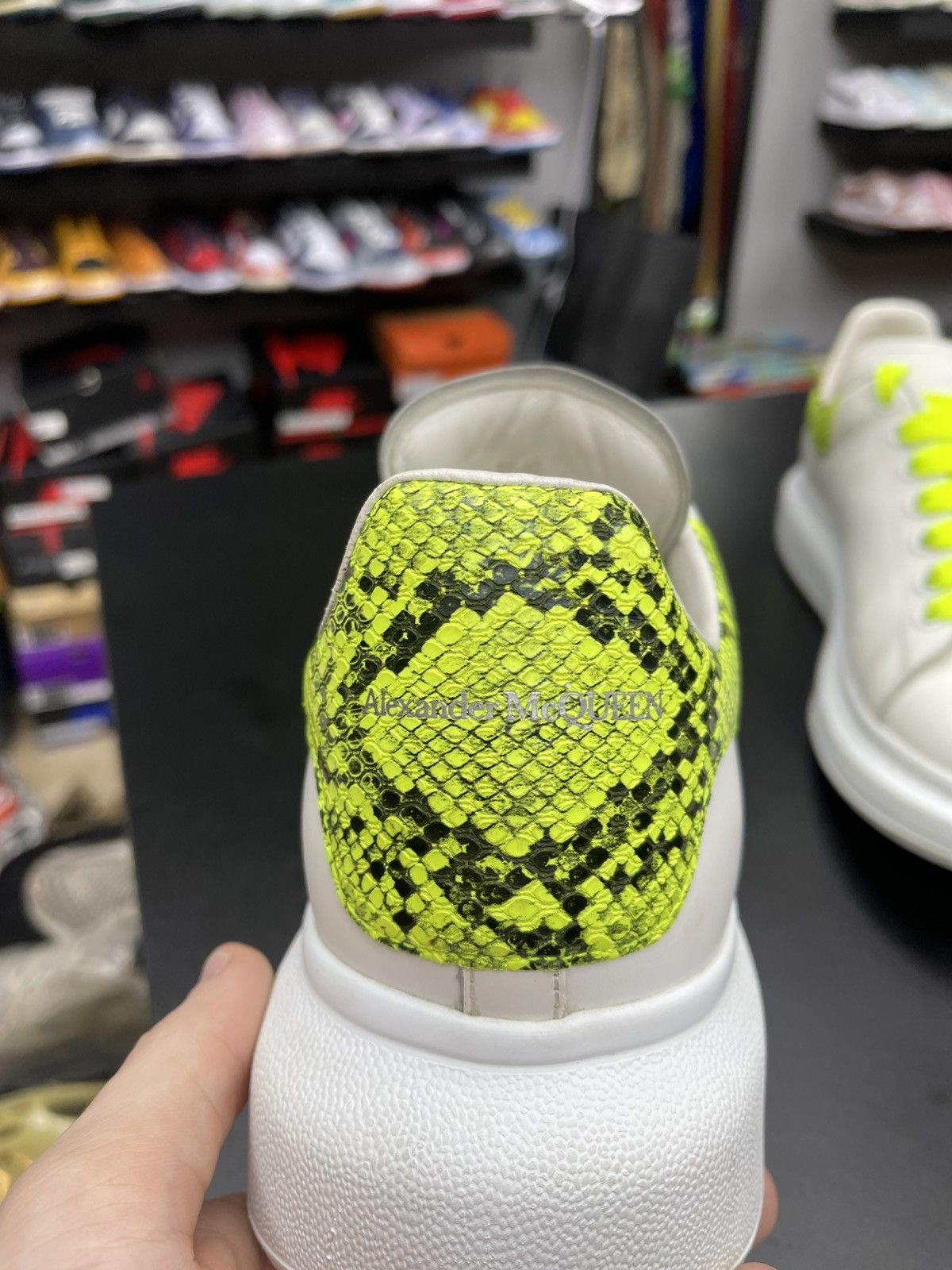 Alexander McQueen Size 13US/46EU - Alexander McQueen Neon Snake Skin Size US 13 / EU 46 - 12 Thumbnail