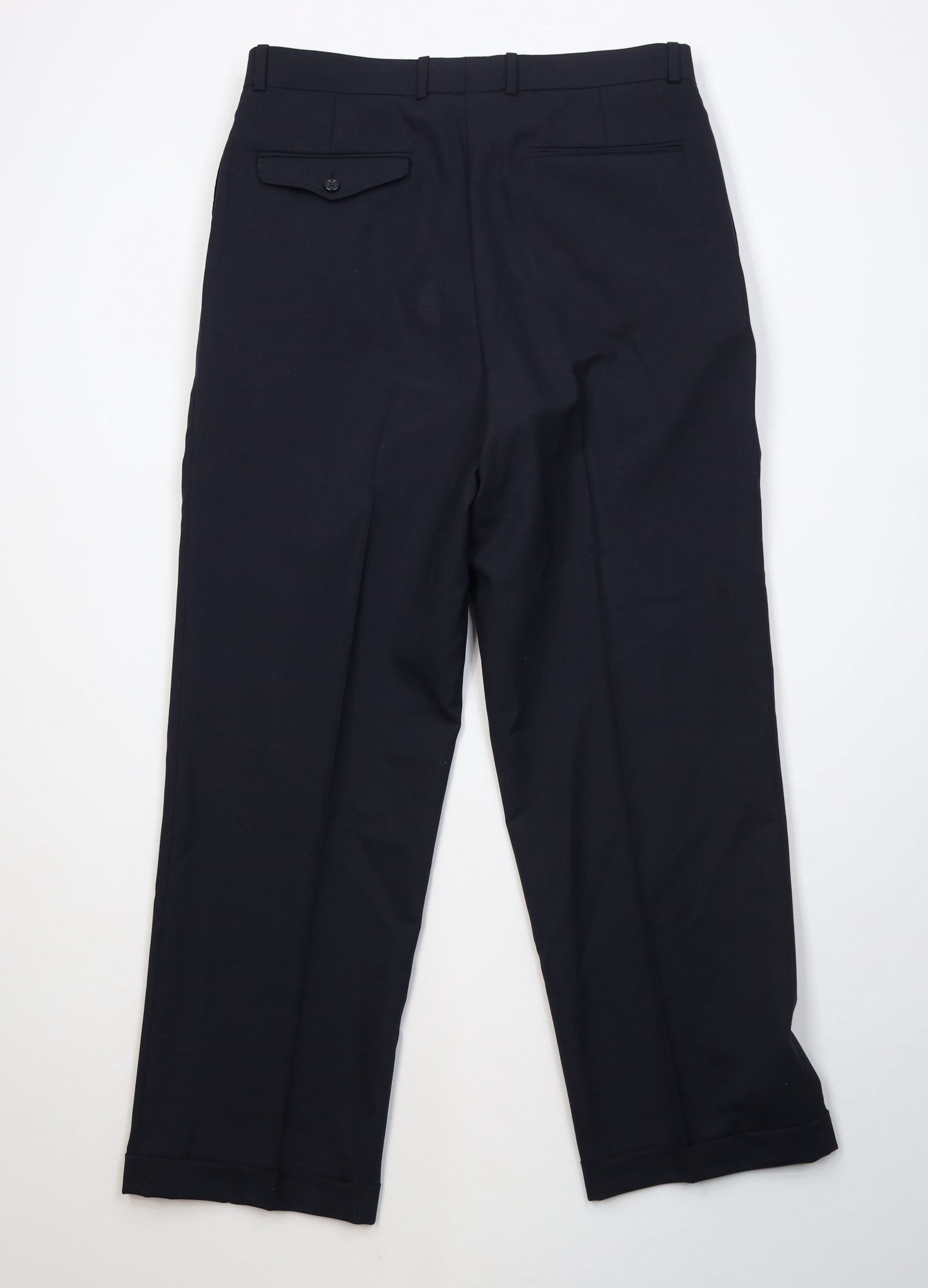 Vintage Vintage 90s Streetwear Virgin Wool Knit Wide Leg Chino Pants Size US 36 / EU 52 - 12 Thumbnail