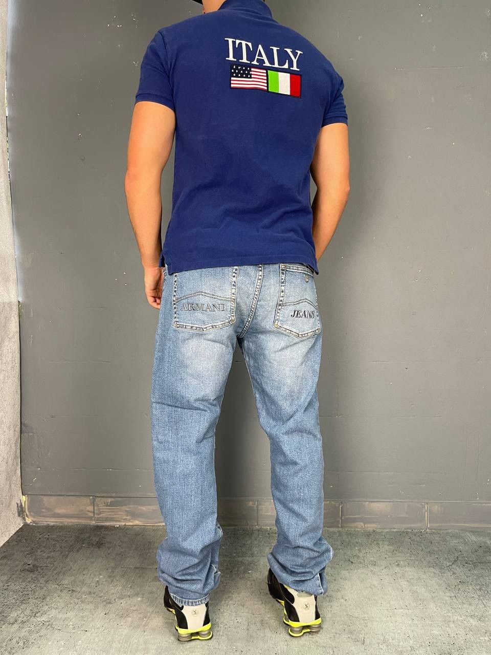 Armani Vintage Armani Jeans Big Logo Denim Pants Size 40 Size US 40 / EU 56 - 1 Thumbnail