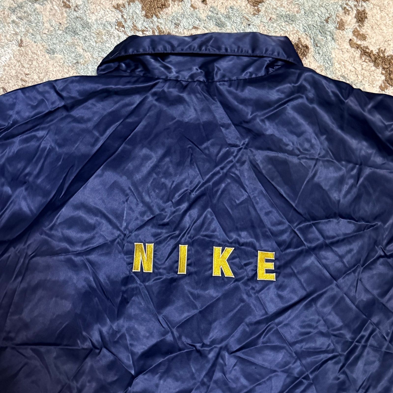 Nike × Vintage Vintage 90s Nike Windbreaker Snap Up Jacket Size 2XL Warm Up Size US XXL / EU 58 / 5 - 4 Thumbnail