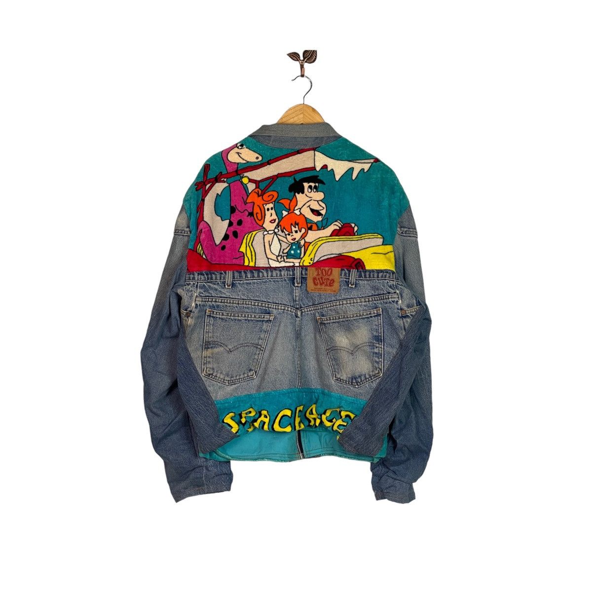 Too Cute Guetta Bros. Too Cute Stone Age Denim Jeans Designed Jacket Size US XXL / EU 58 / 5 - 10 Thumbnail