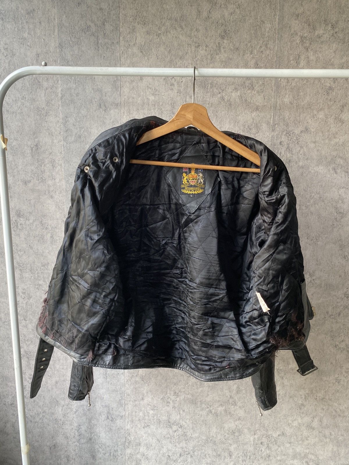 Leather Vintage Stefanel Kids Biker’s Design Leather Jacket Size US L / EU 52-54 / 3 - 8 Thumbnail