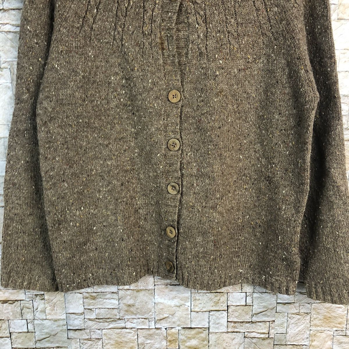 Homespun Knitwear × McGregor Mc Gregor Brown Knitwear #A945 Size L / US 10 / IT 46 - 6 Thumbnail