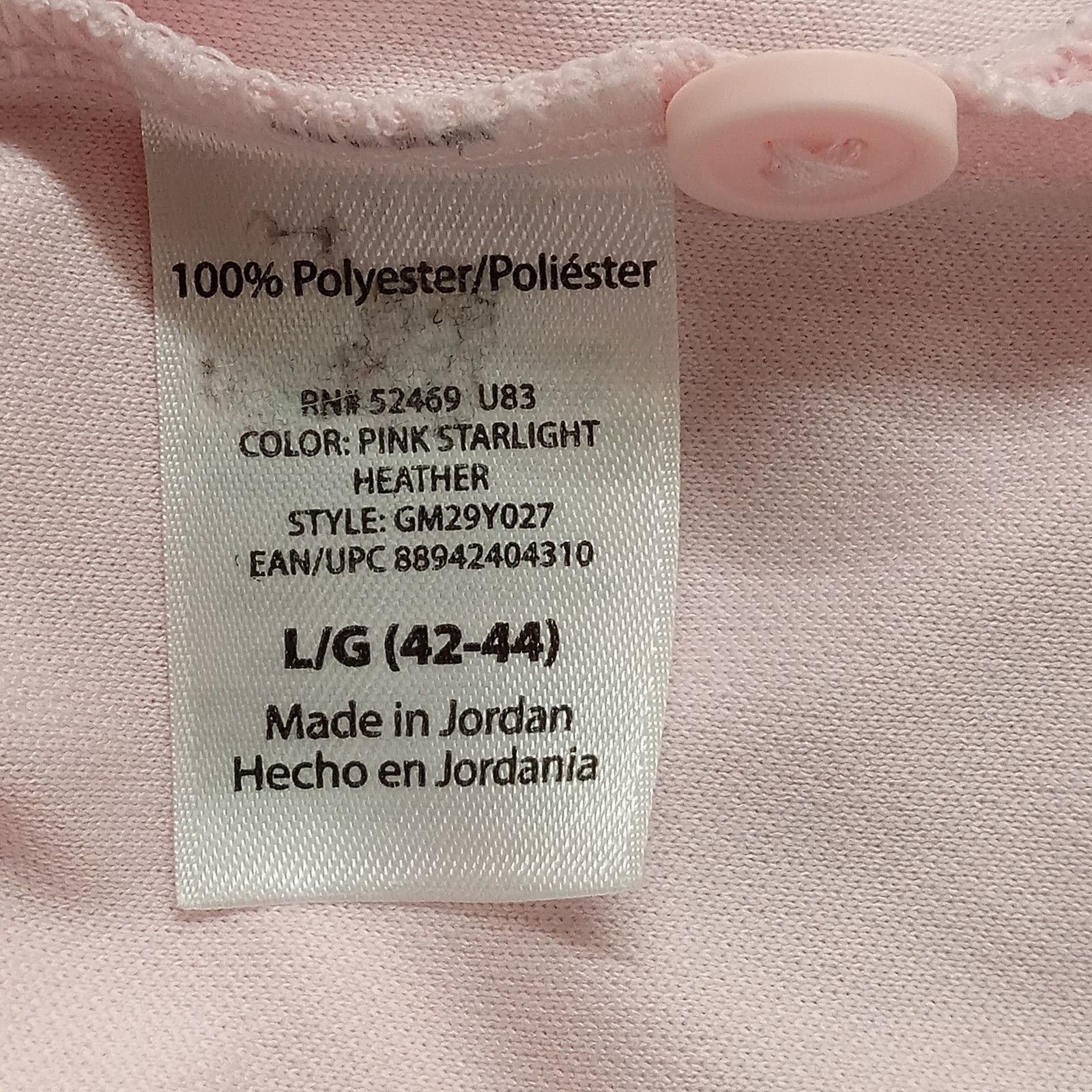 George George Polo Shirt L Men's Sportswear Pink 3 Button Size US L / EU 52-54 / 3 - 5 Thumbnail