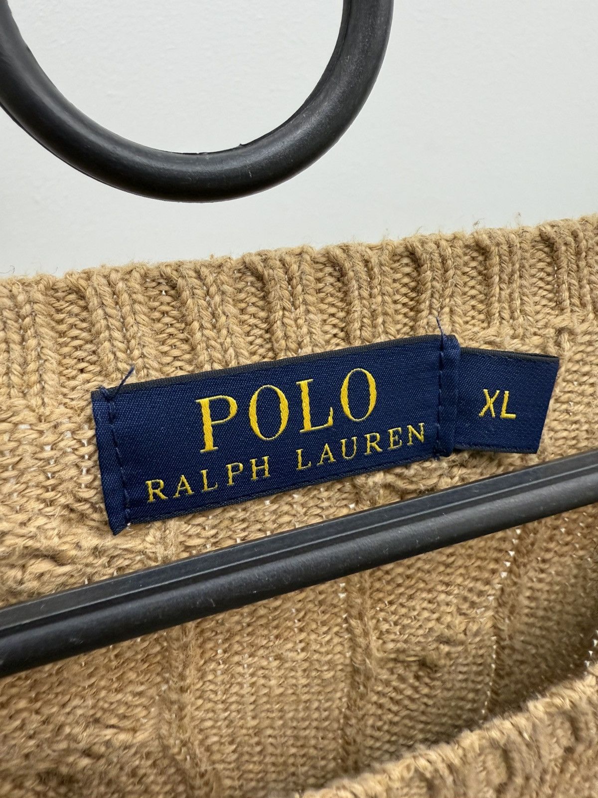Polo Ralph Lauren Polo Ralph Lauren Cable Knit Cotton Sweater Size US XL / EU 56 / 4 - 3 Thumbnail