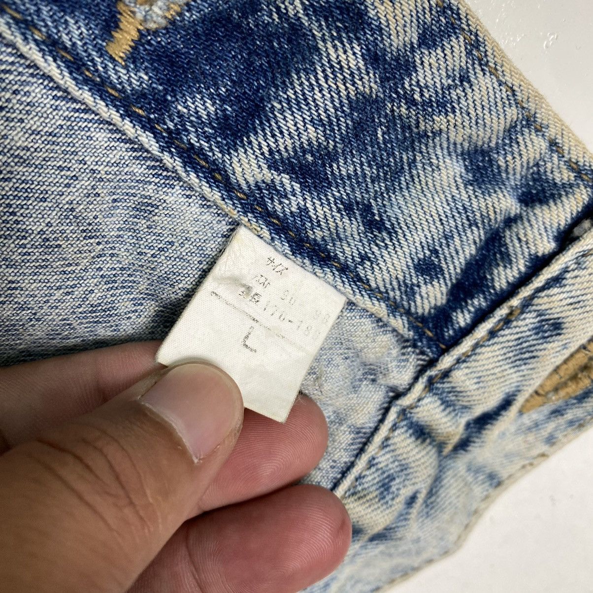 Big John Vintage Big John Acid Wash Blue Denim Jacket Size US M / EU 48-50 / 2 - 20 Thumbnail