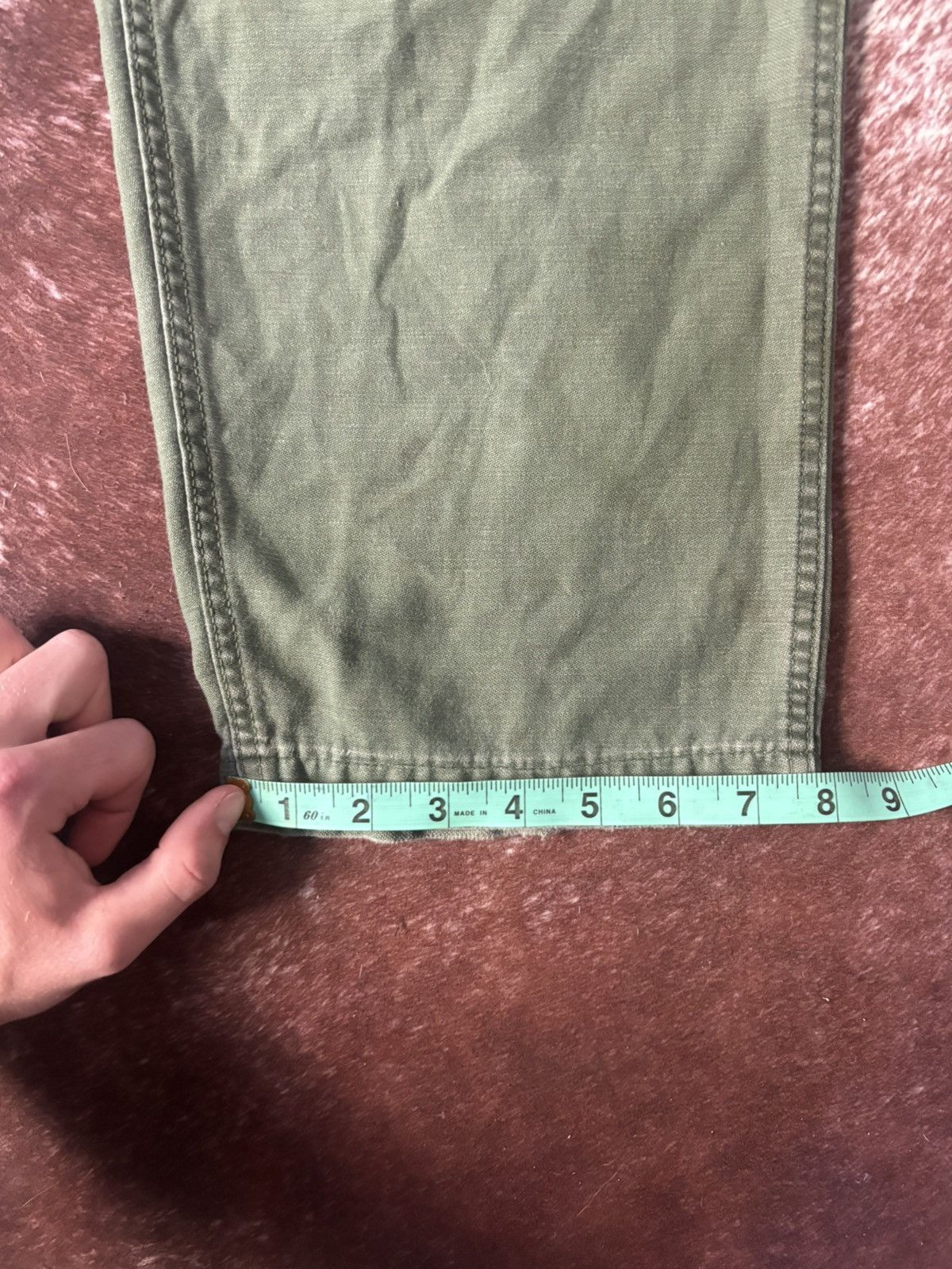 Other True Vintage 40s WWll Military US Army Trousers Mens 28x28 Size US 28 / EU 44 - 8 Thumbnail