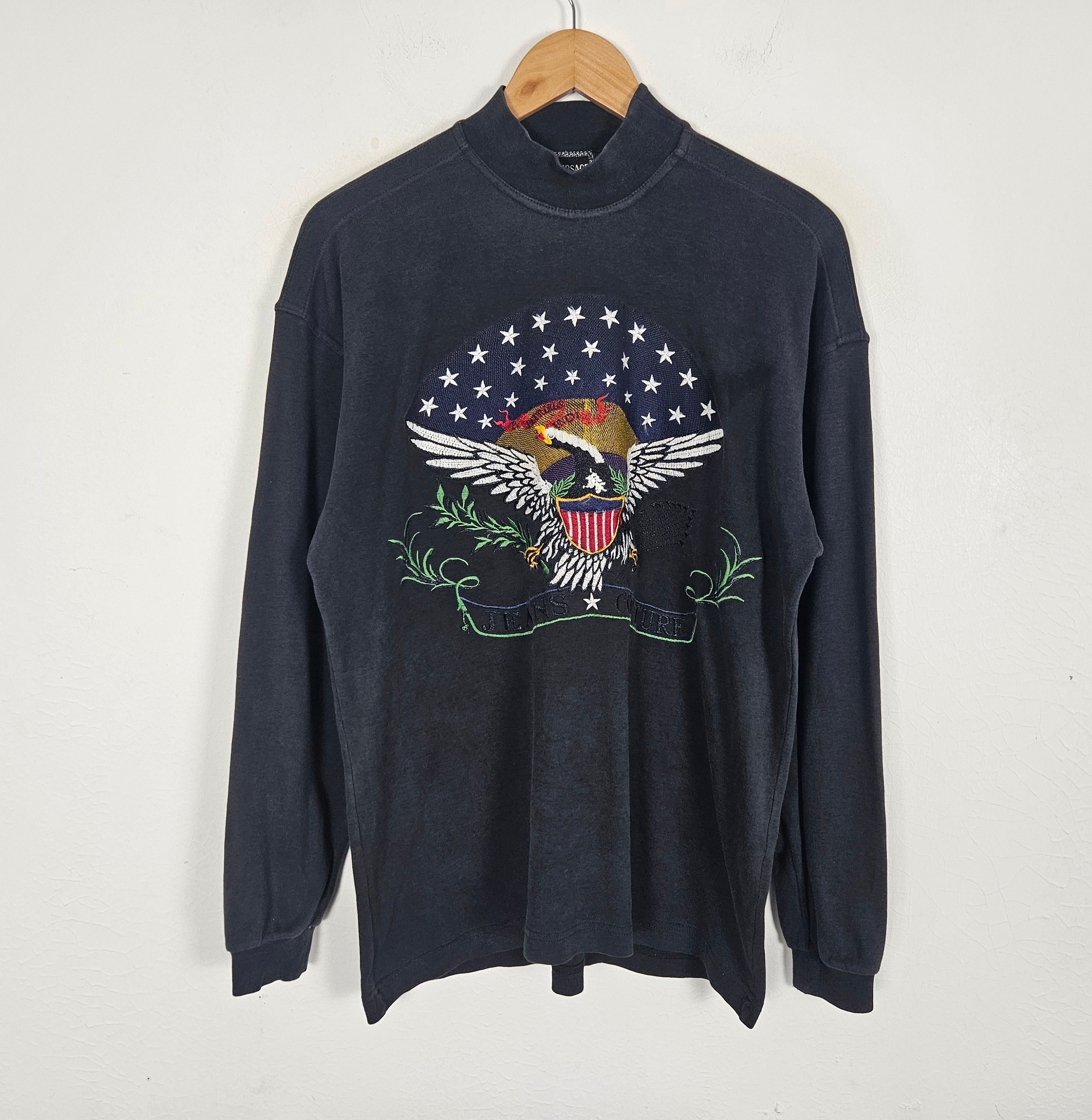 Versace Jeans Couture Vintage Versace Jeans Couture embroidery turtleneck Size US S / EU 44-46 / 1 - 2 Thumbnail