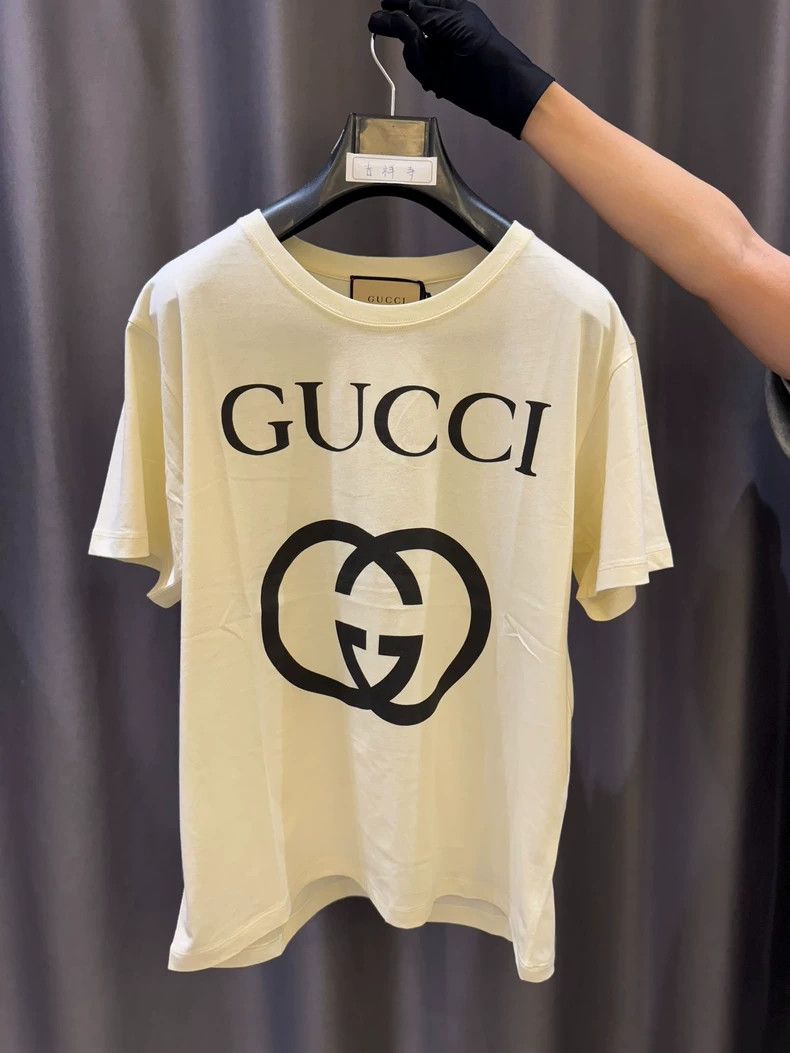 Gucci Basic double G logo printed T-shirt 2502-Nextarrow