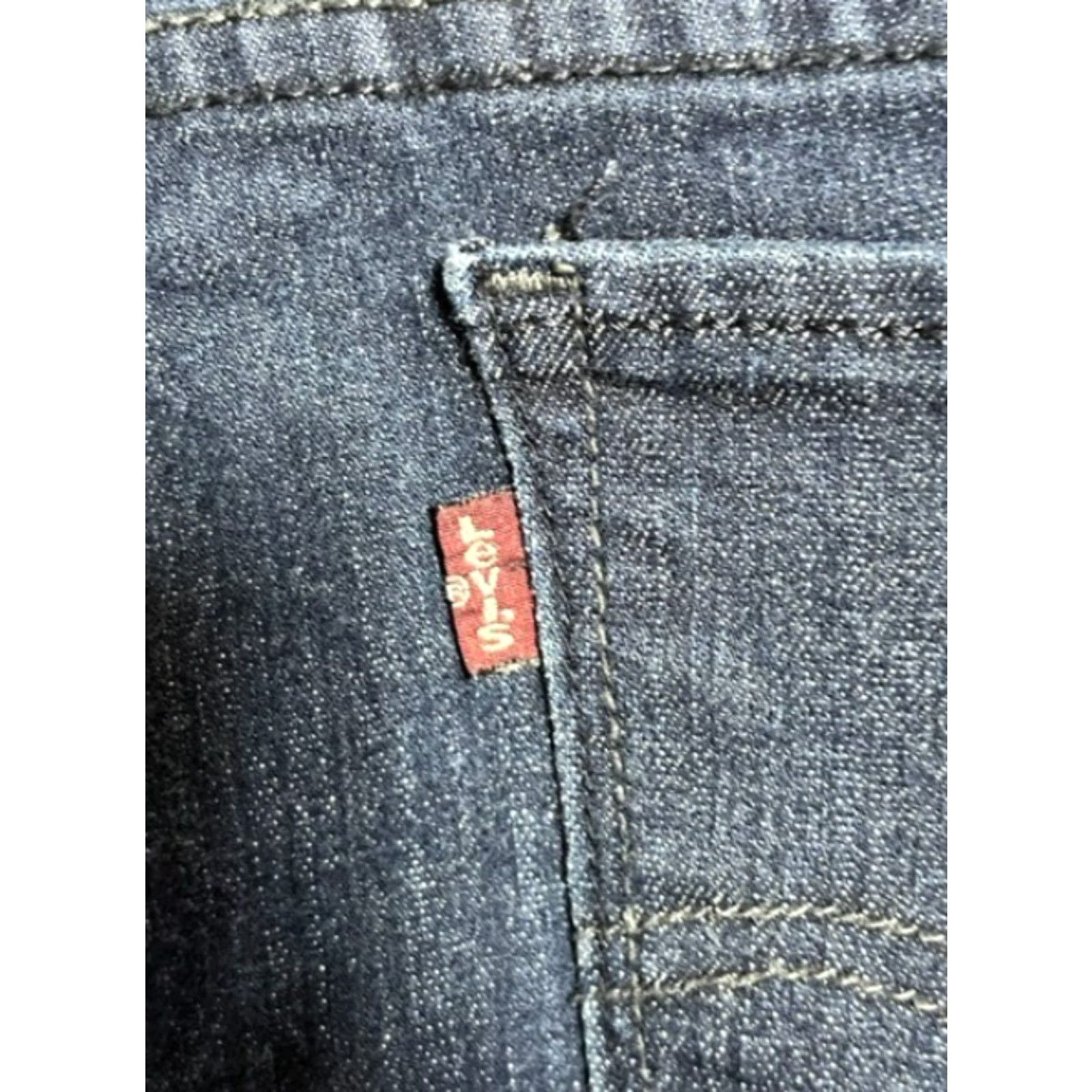 Levi's Levi's Legging Skinny Jeans Womens 14M 32x32 Dark Wash Blue Denim Jeans Regular Womens Size 24" / US 00 / IT 34 - 6 Thumbnail