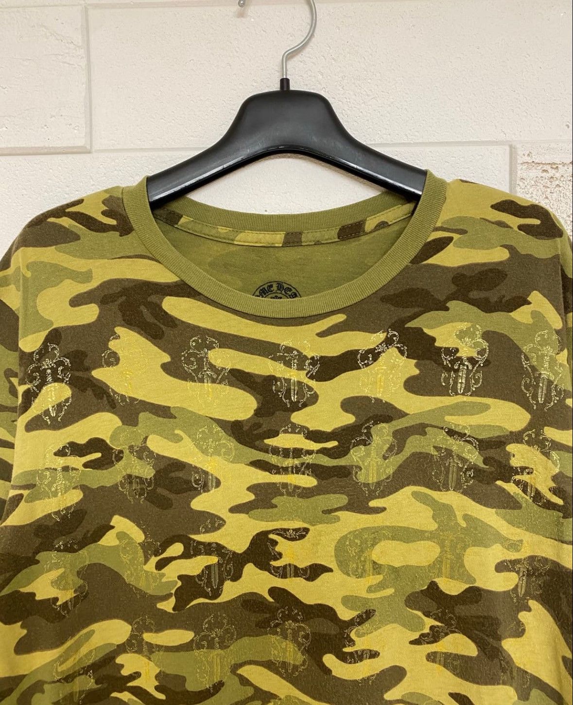 *rare* 00s Chrome Hearts Vine Dagger Camo Tshirts