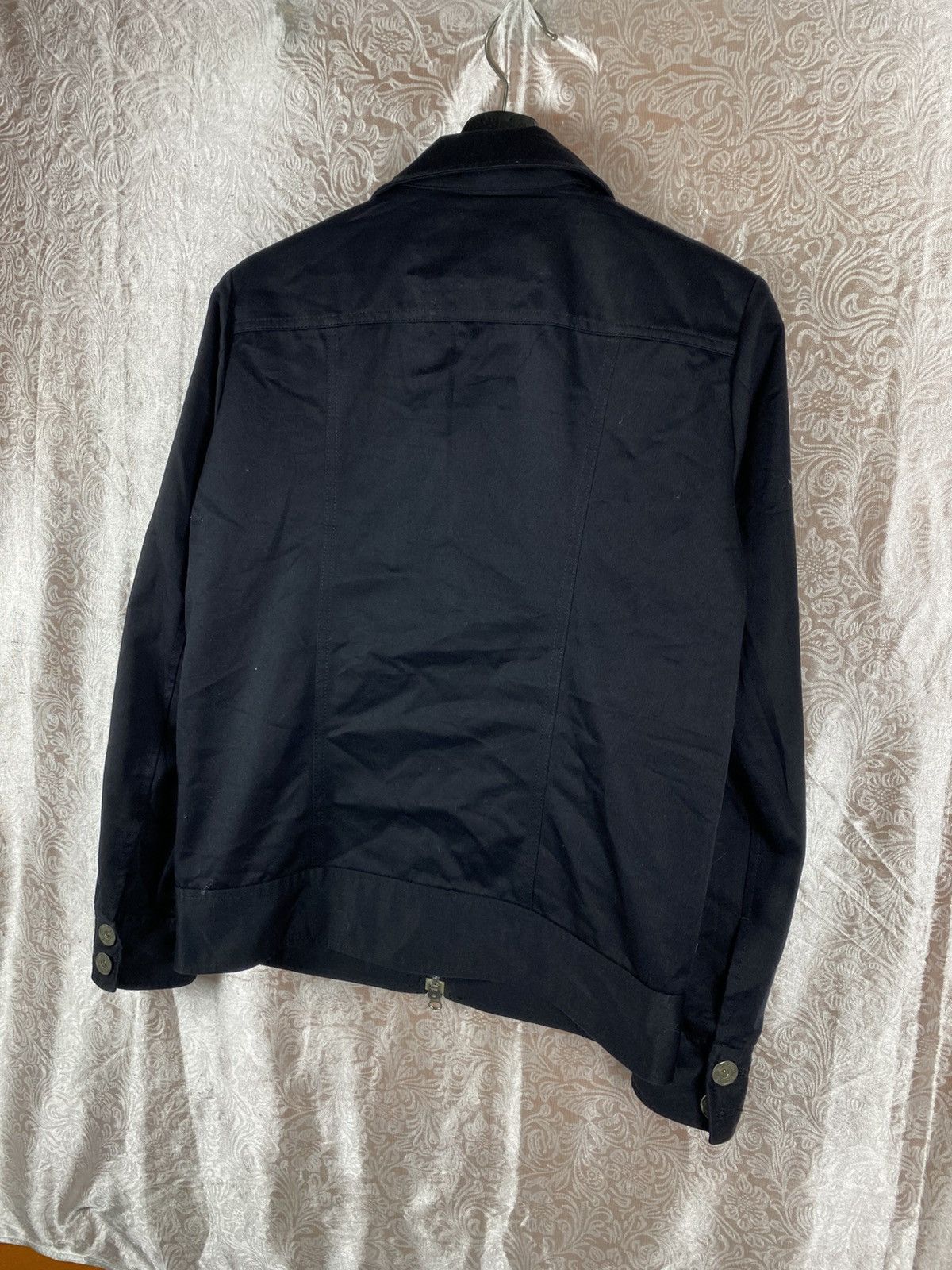 JACKROSE Jackrose Black Trucker Jacket Zip Streetwear Workwear Style Size US S / EU 44-46 / 1 - 9 Thumbnail