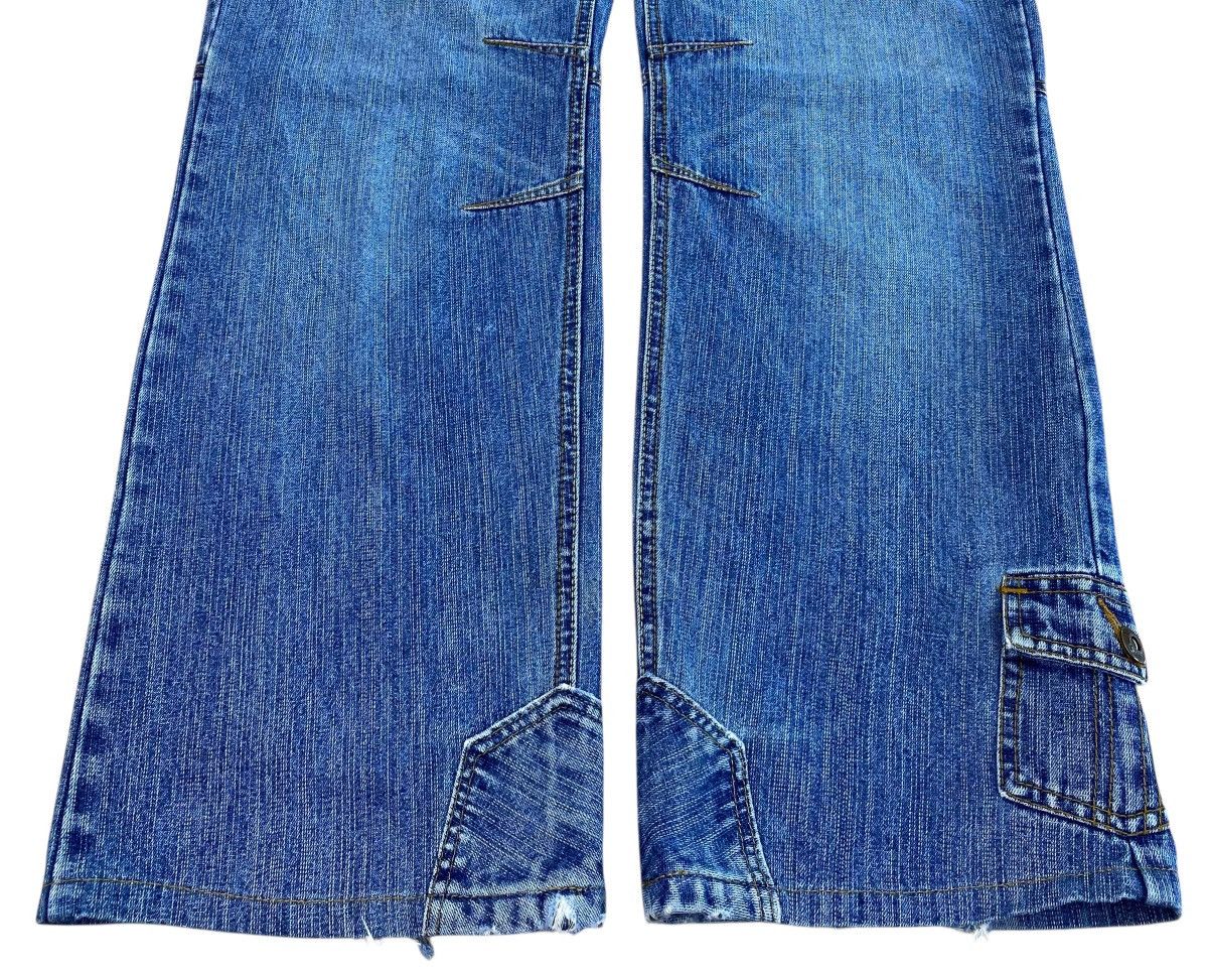Japanese Brand Japanese Brand Patchwork Style Wide Leg Carpenter Jeans Size US 35 - 5 Thumbnail