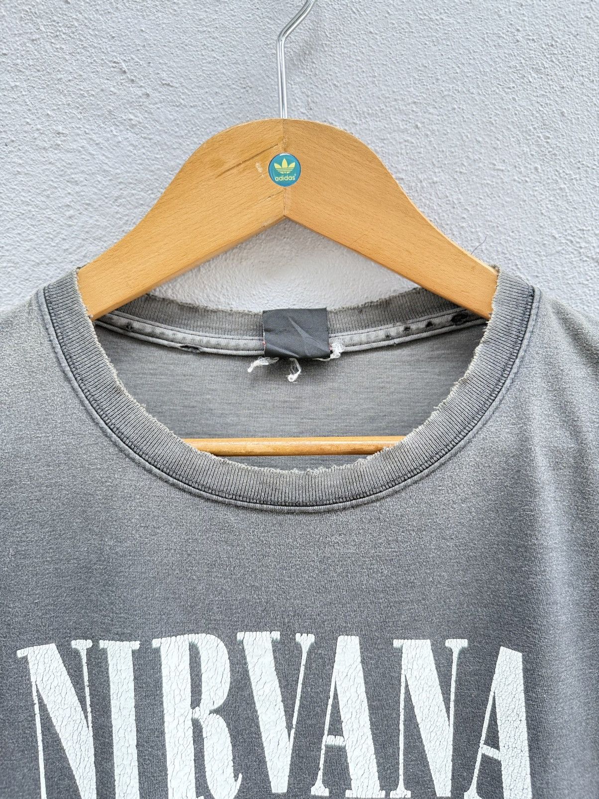 Band Tees Thrashed Vintage Nirvana Vestibule Sun Faded Grunge Tee Size US L / EU 52-54 / 3 - 5 Thumbnail
