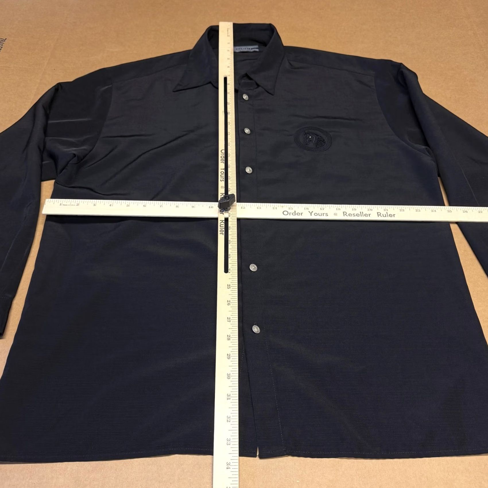 Vintage Daniali Shirt Mens XL Black Western Horse Embroidered Button Up Rhinestone Size US XL / EU 56 / 4 - 7 Thumbnail