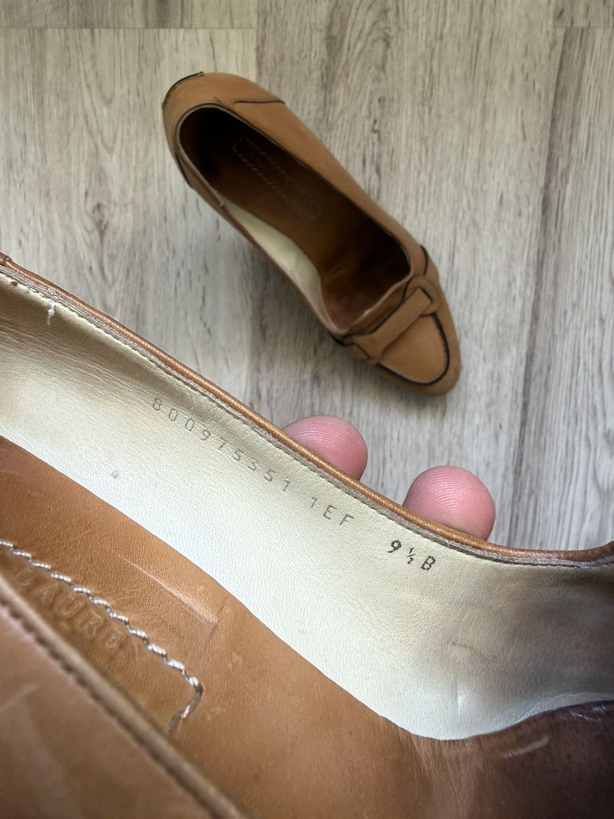 Ralph Lauren Purple Label Ralph Lauren Collection Italy Leather Loafer Pumps Tan High Size US 9.5 / IT 39.5 - 7 Thumbnail