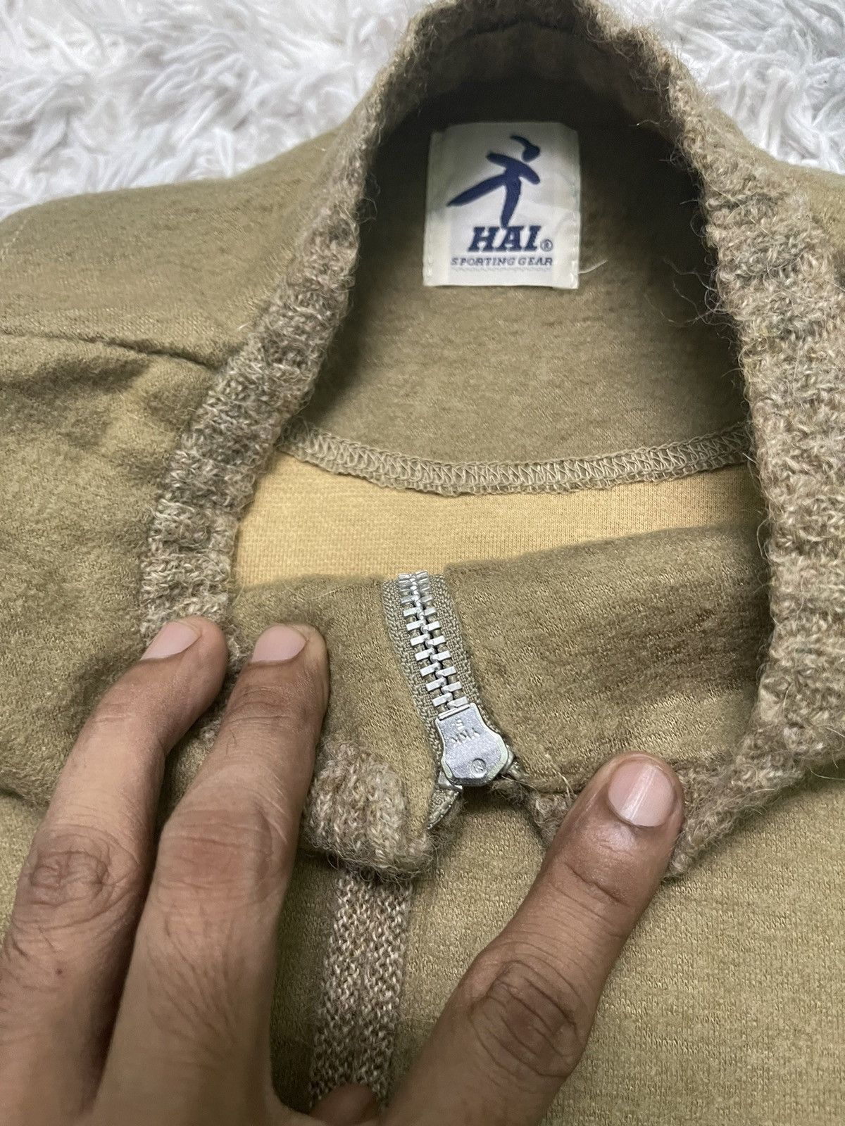 Hai Sporting Gear VINTAGE HAI SPORTING GEAR WOOL LIGHT JACKET DISTRESSED Size US M / EU 48-50 / 2 - 8 Thumbnail