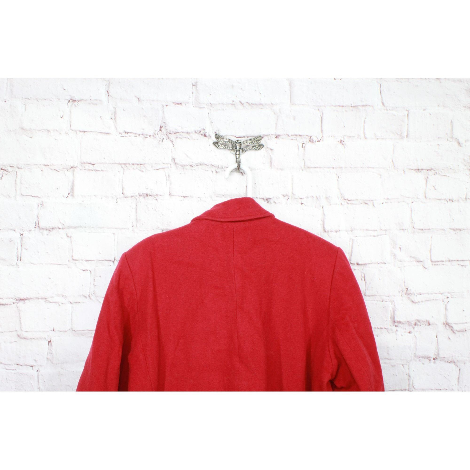 L.L. Bean LL Bean Women's Wool Blend Lined Coat Blazer Jacket Size XXL / US 16-18 / IT 52-54 - 4 Thumbnail