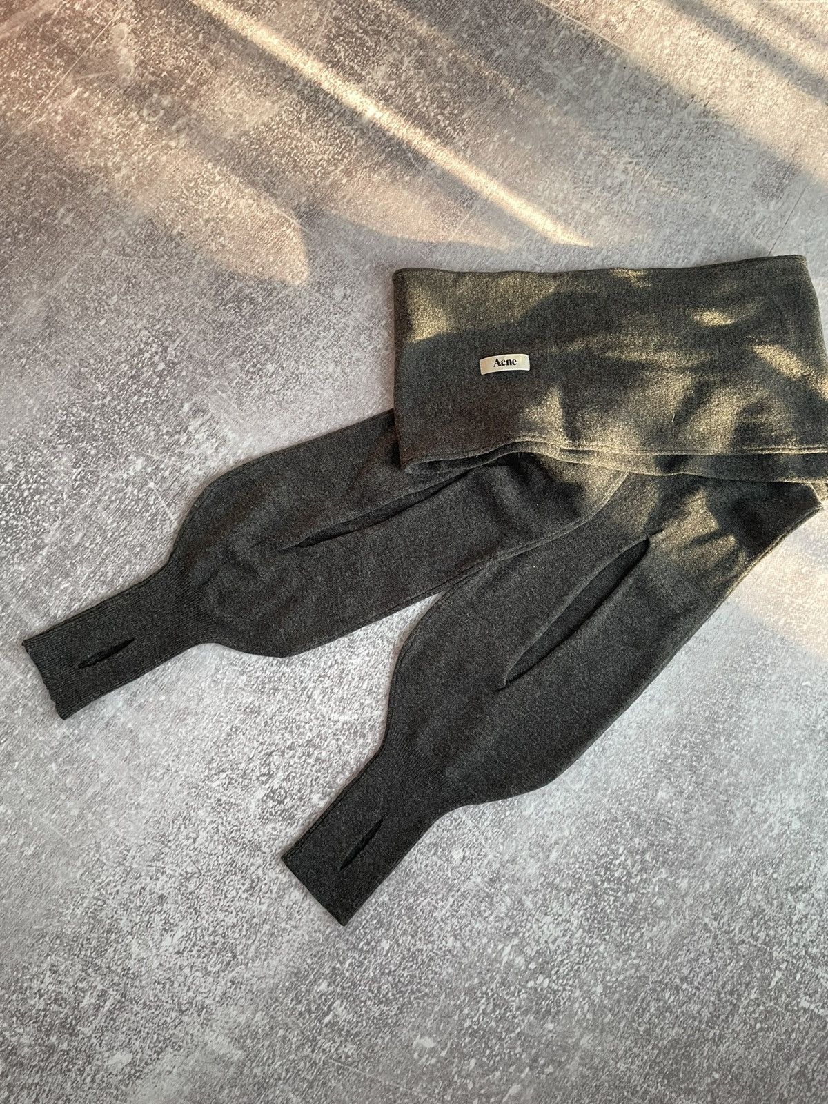 Acne Studios × Vintage Acne Studios wool double sleeve scarf Size ONE SIZE - 2 Thumbnail