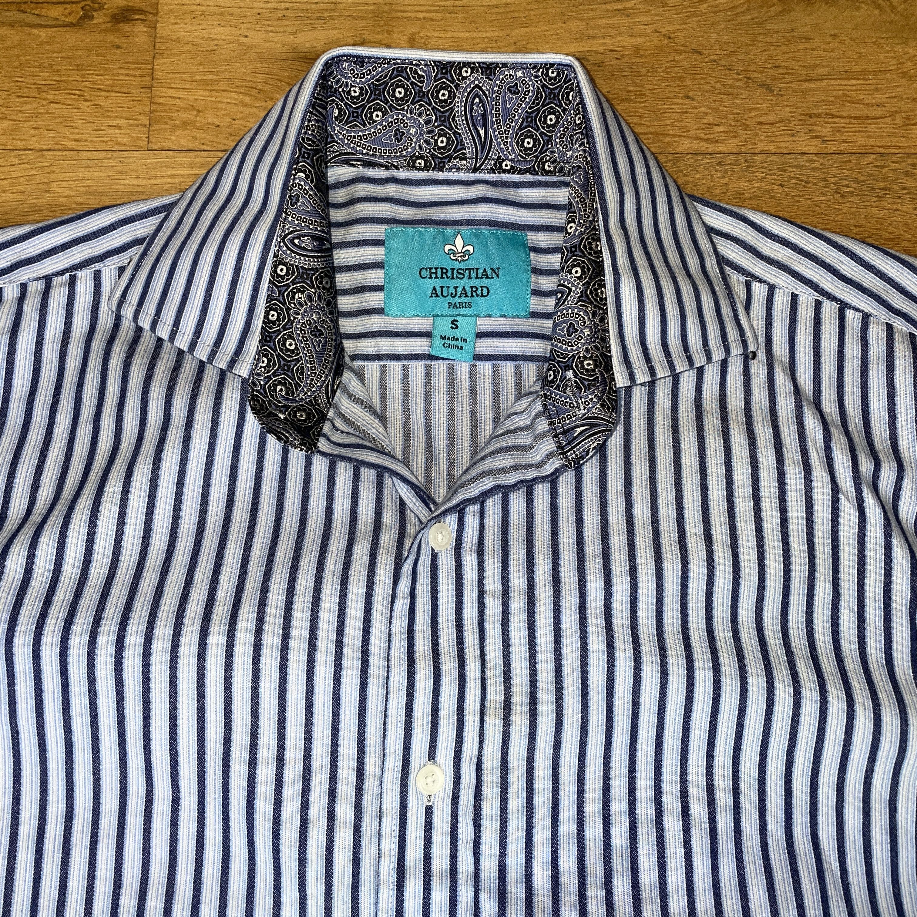 Other Christian Aujard Paris Men's Elegant Fashion Shirt Size S Size US S / EU 44-46 / 1 - 3 Thumbnail