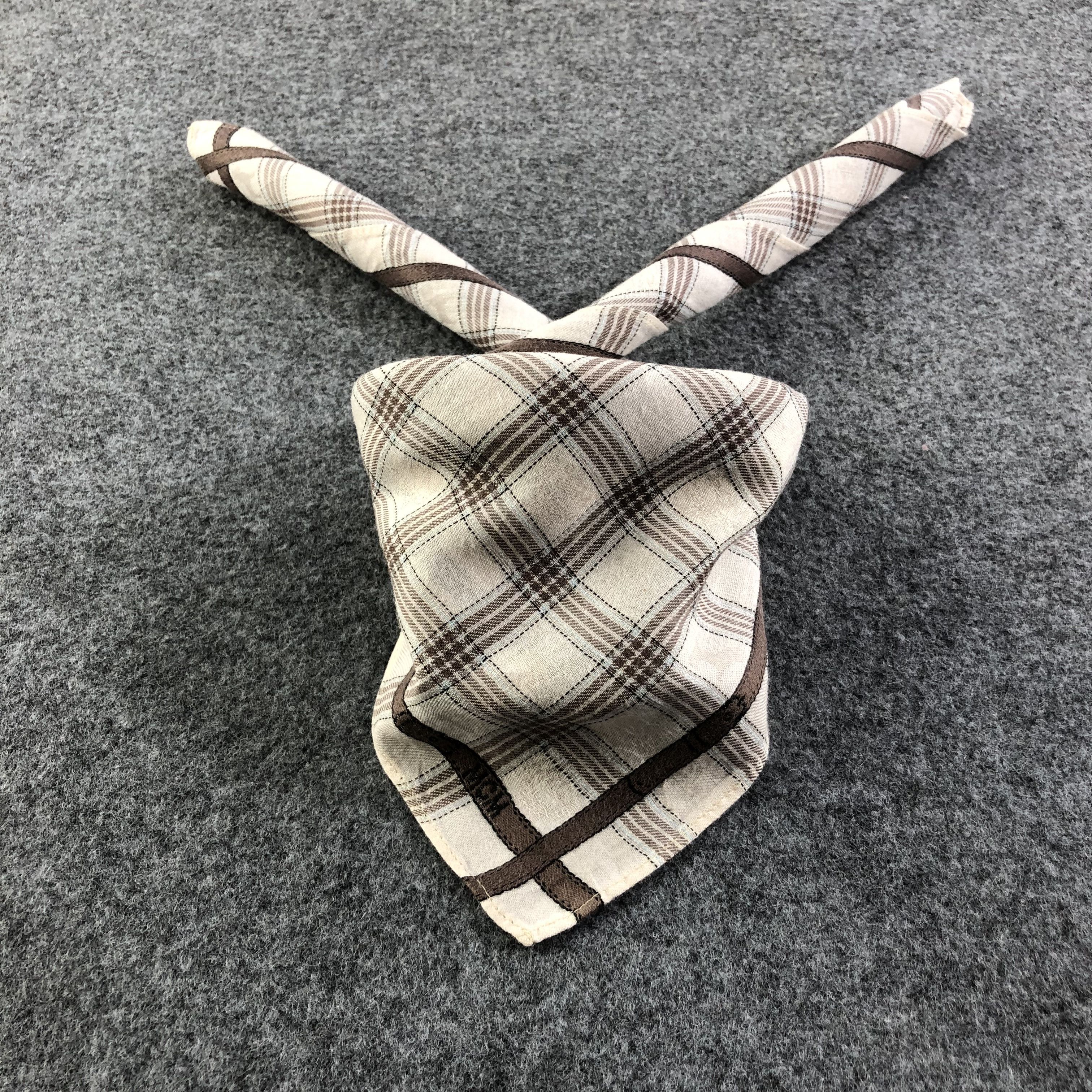 MCM MCM Checkered Handkerchief Neckerchief Bandana H2234 Size ONE SIZE - 2 Thumbnail