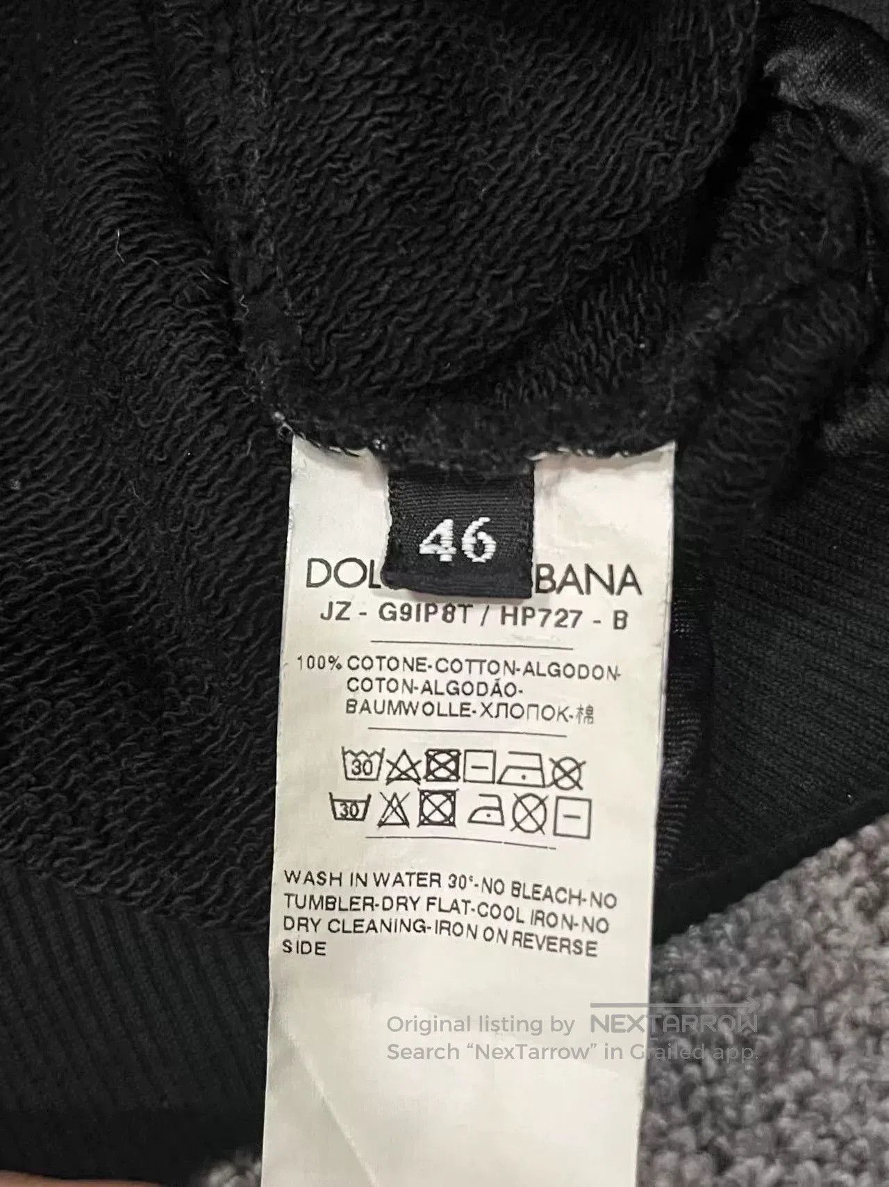 Dolce & Gabbana Dolce&Gabbana Black Logo Sweatshirt. Size US S / EU 44-46 / 1 - 4 Thumbnail