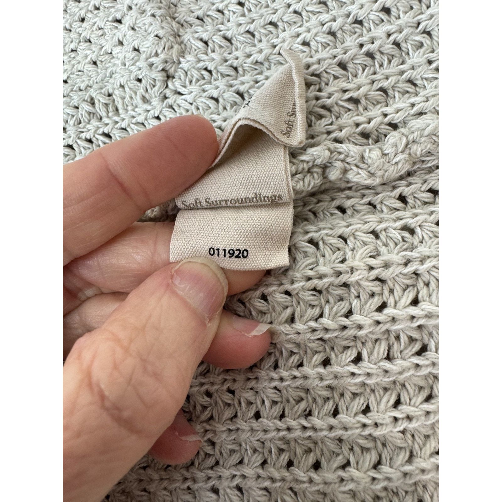 Other Oversized Cardigan Sweater Beige Waffle-Knit Shell Medium Size M / US 6-8 / IT 42-44 - 8 Thumbnail