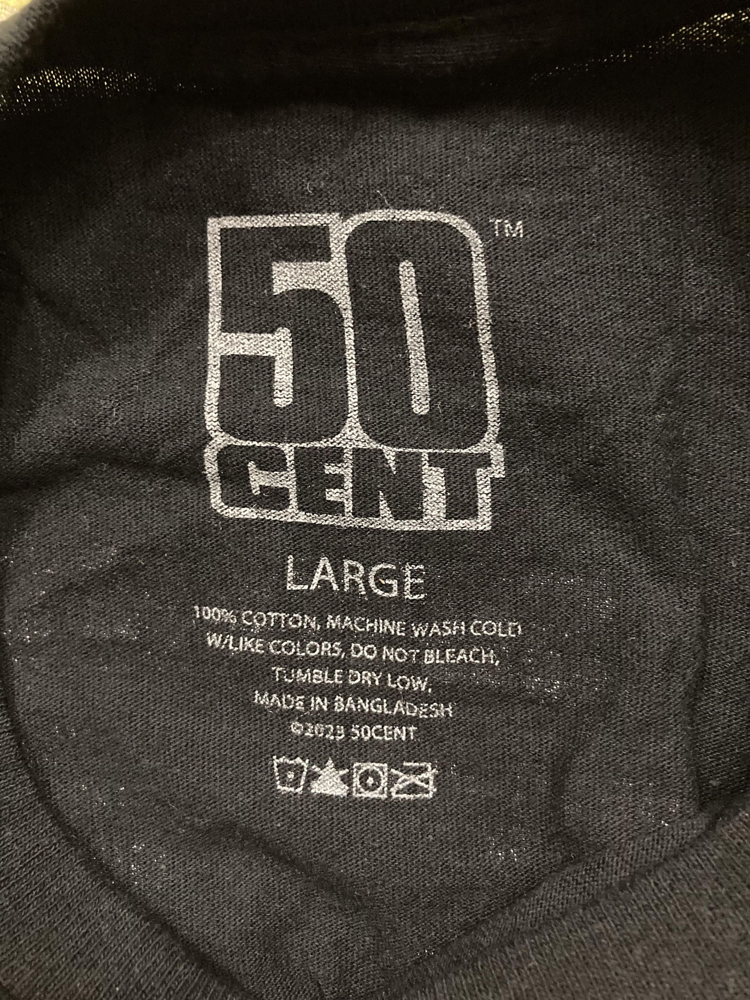 50 Cent × Rap Tees 50 Cent 20 Years Later Concert Tour T-shirt Size US L / EU 52-54 / 3 - 3 Thumbnail