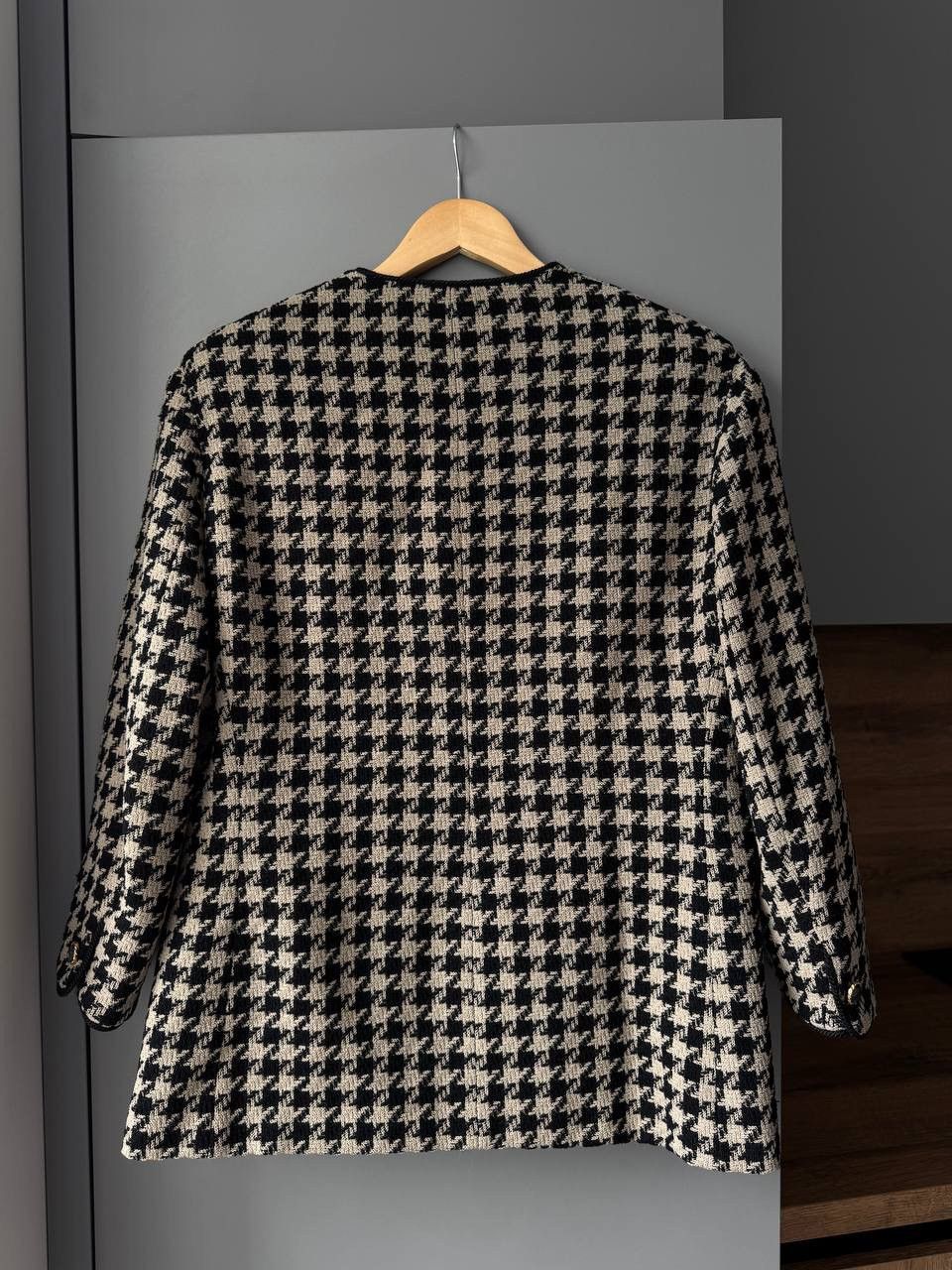 Max Mara Vintage MAX Mara Weekend Line Wool Jacket Dark Gray Size M / US 6-8 / IT 42-44 - 8 Thumbnail