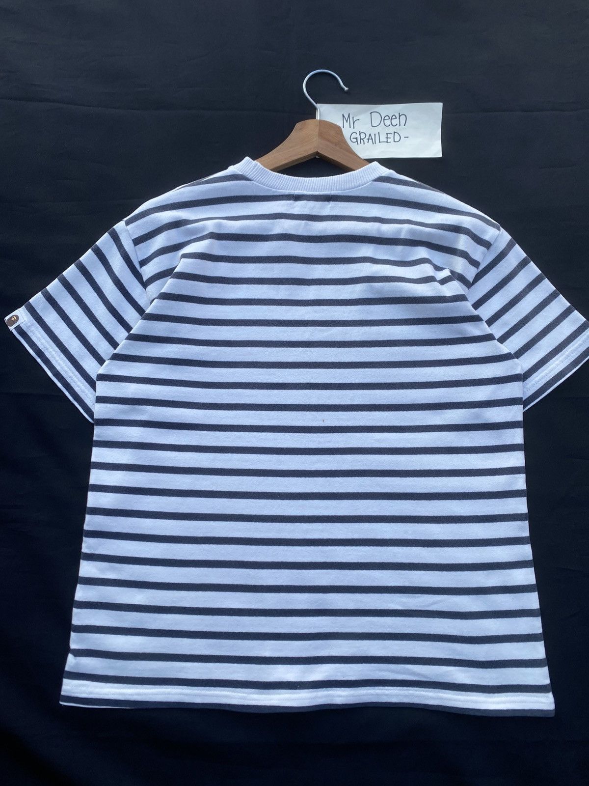 Bape Rare Vintage BAPE Stripes by Nigo Era Tshirt Size US S / EU 44-46 / 1 - 20 Thumbnail