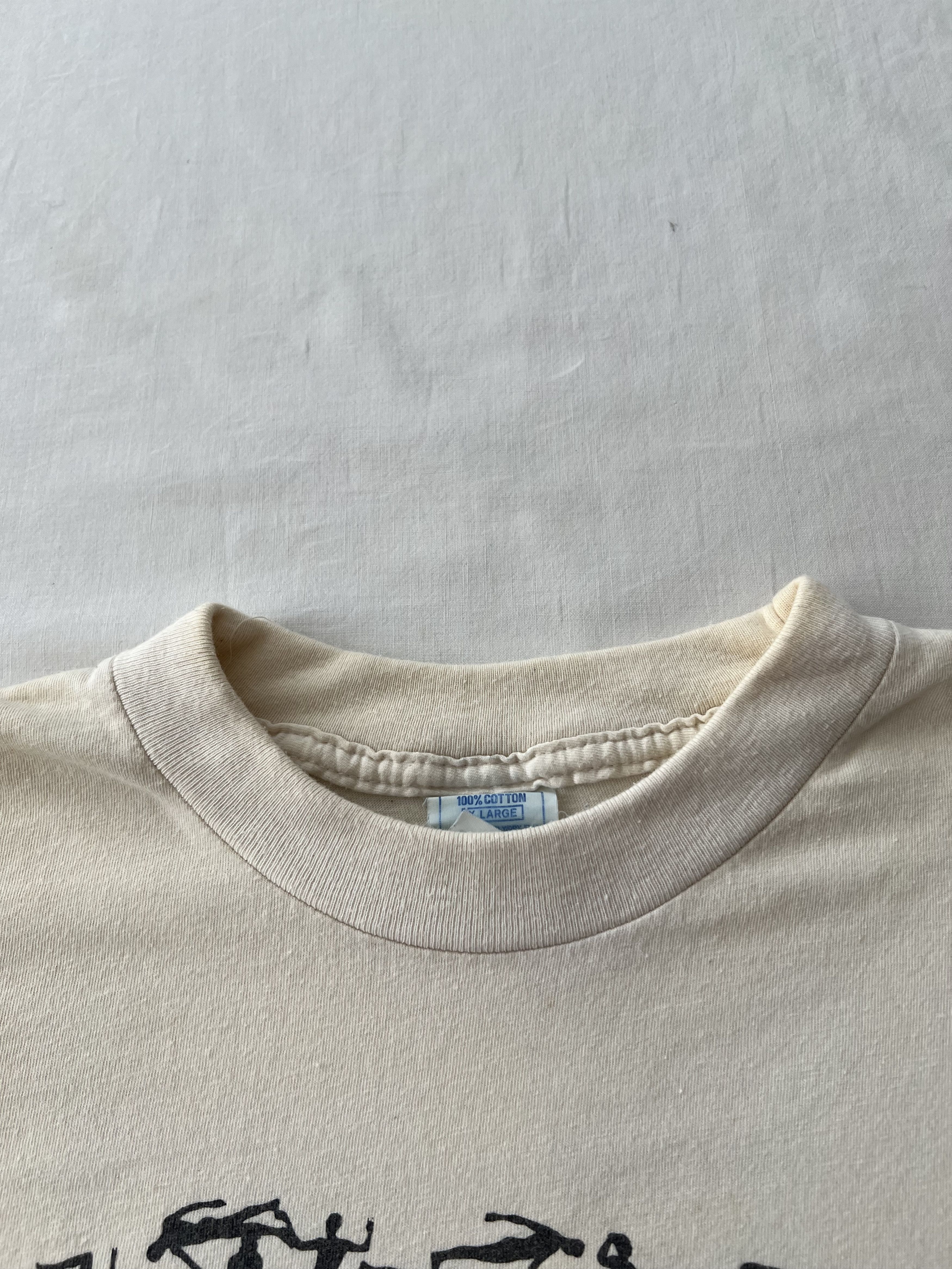 Band Tees Vintage 1992 Peter Gabriel Blood of Eden Art White T-shirt Size US XL / EU 56 / 4 - 16 Thumbnail