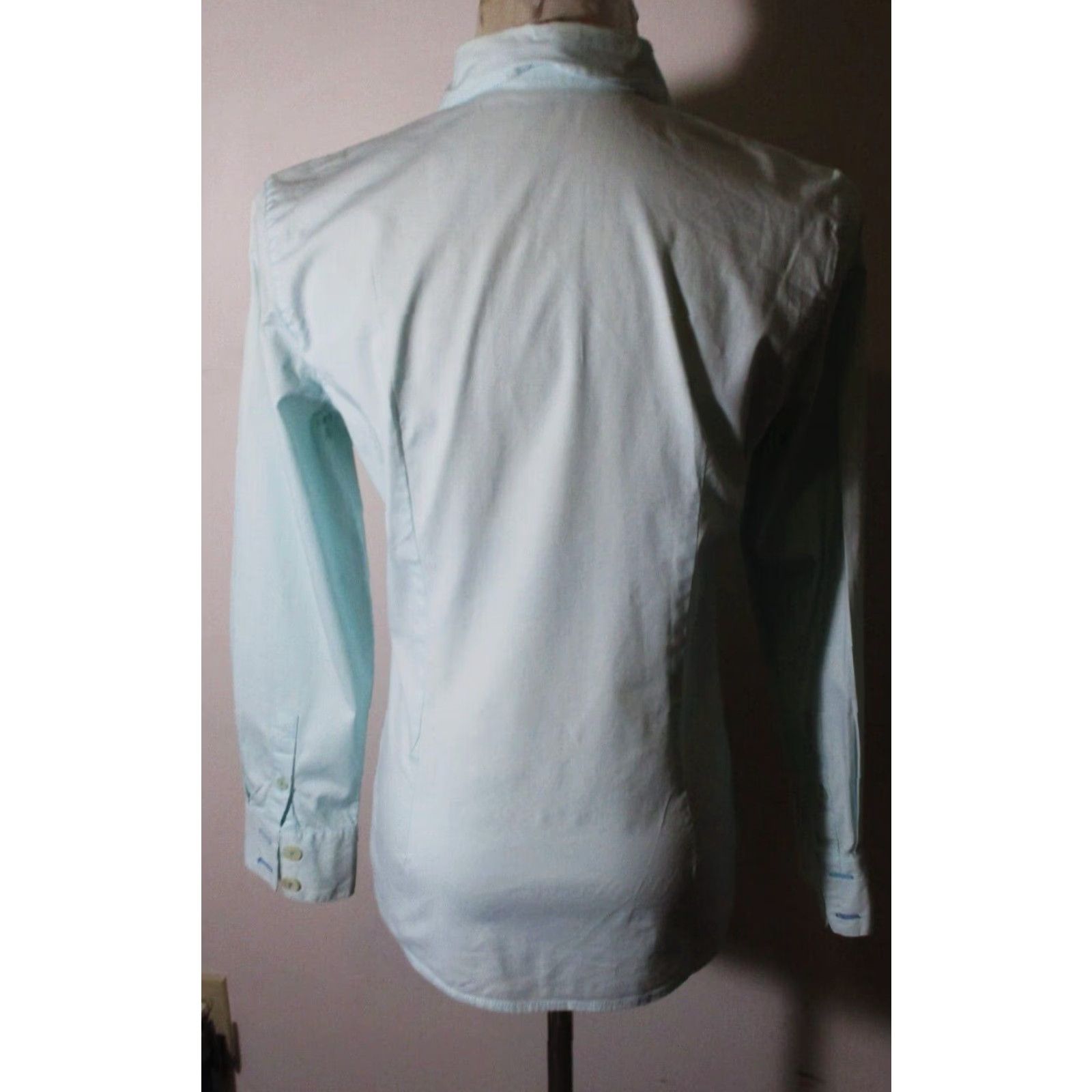 Boden Boden Blouse Shirt Long Sleeve Mint Cotton Stretch 12 Womens Vintage No N/A? Size XL / US 12-14 / IT 48-50 - 5 Thumbnail