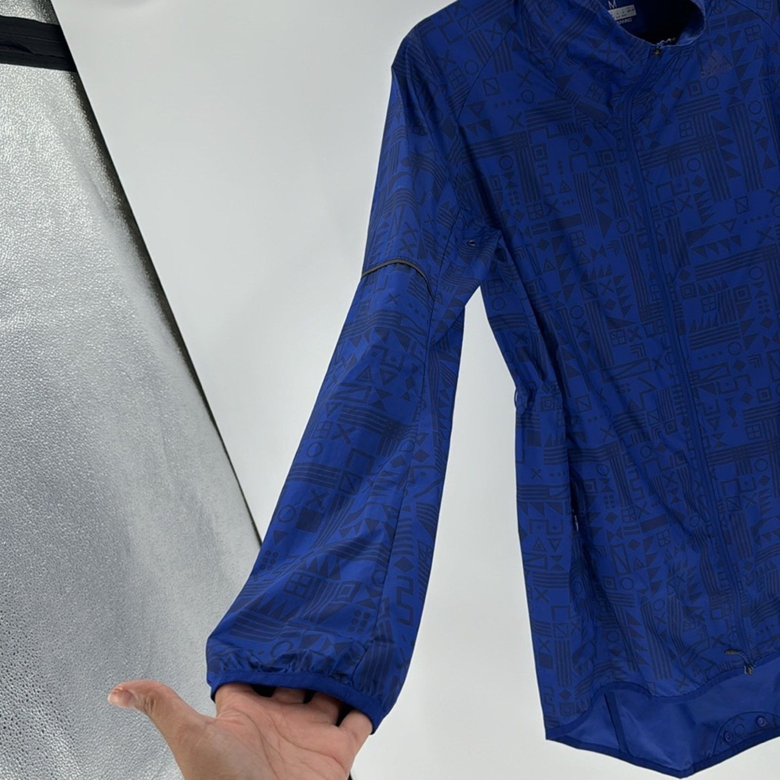 Adidas adidas Tokyo Print Running Jacket blue black longline size S Size M / US 6-8 / IT 42-44 - 7 Thumbnail