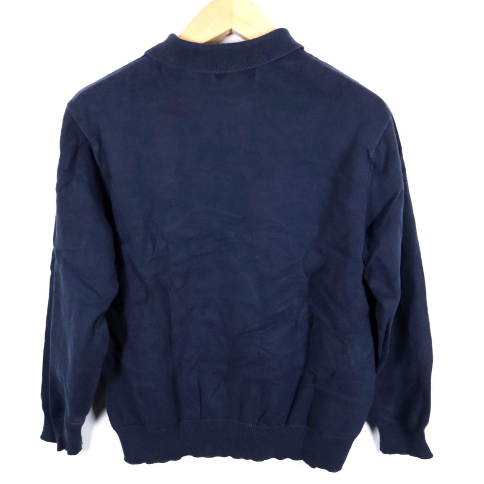 Vintage VINTAGE Cypress Links Sweater Mens Large Dark Blue Collared Embroidered 90s Preppy Golf Graphic Print Size US L / EU 52-54 / 3 - 2 Thumbnail