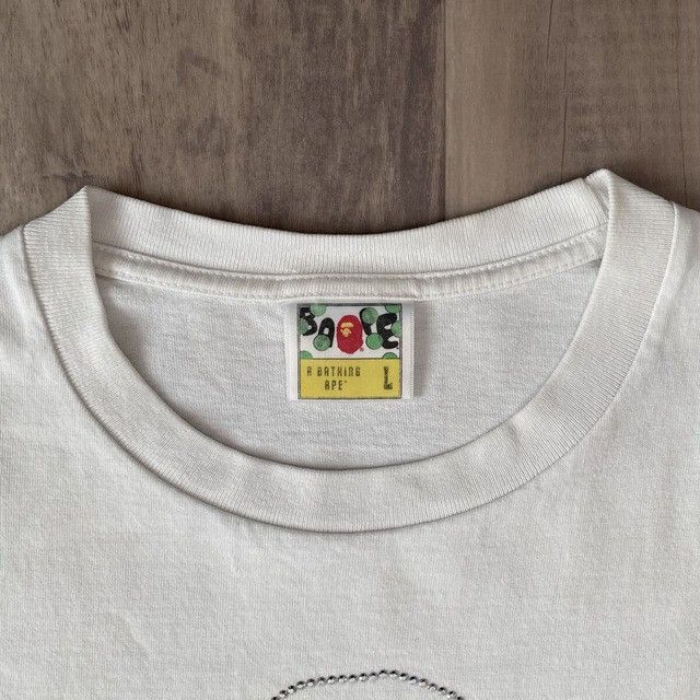 Bape BAPE Silver Rhinestone APE HEAD T-Shirt a bathing ape Size US L / EU 52-54 / 3 - 8 Thumbnail