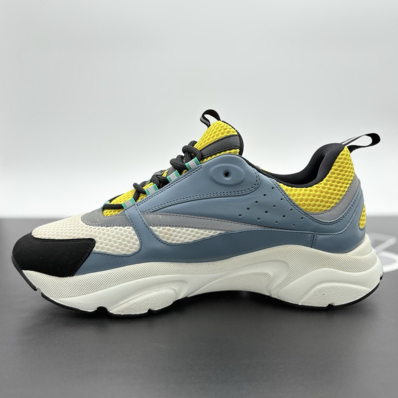 Dior Dior B22 Sneaker ' Blue Yellow ' | SUPER CLEAN! Size US 12 / EU 45 - 4 Thumbnail