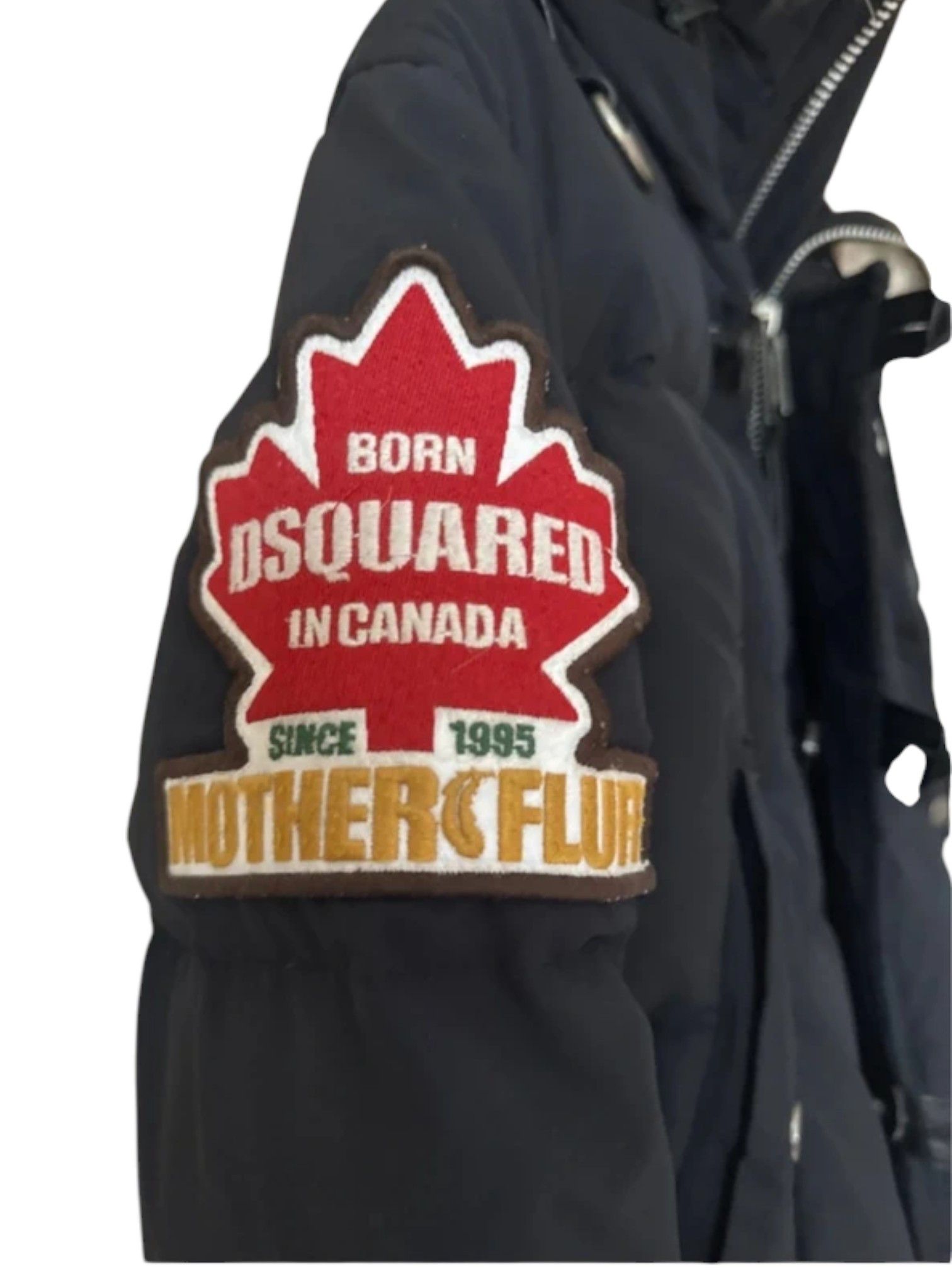 Dsquared2 DSQUARED² “Mother Fluff” Padded Bomber with Fur Trim Size M / US 6-8 / IT 42-44 - 8 Thumbnail