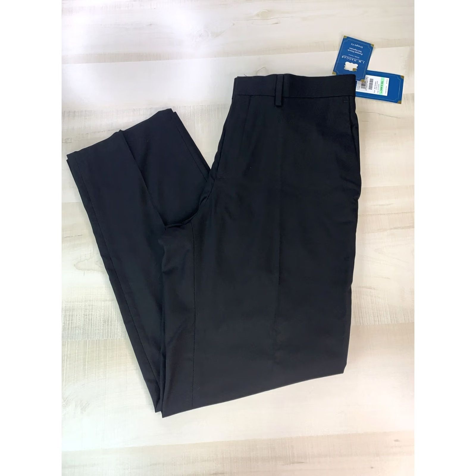 Haggar Haggar Dress Pants Men Black Straight Your City Preppy Wedding 34NWT-12283 Size US 34 / EU 50 - 6 Thumbnail