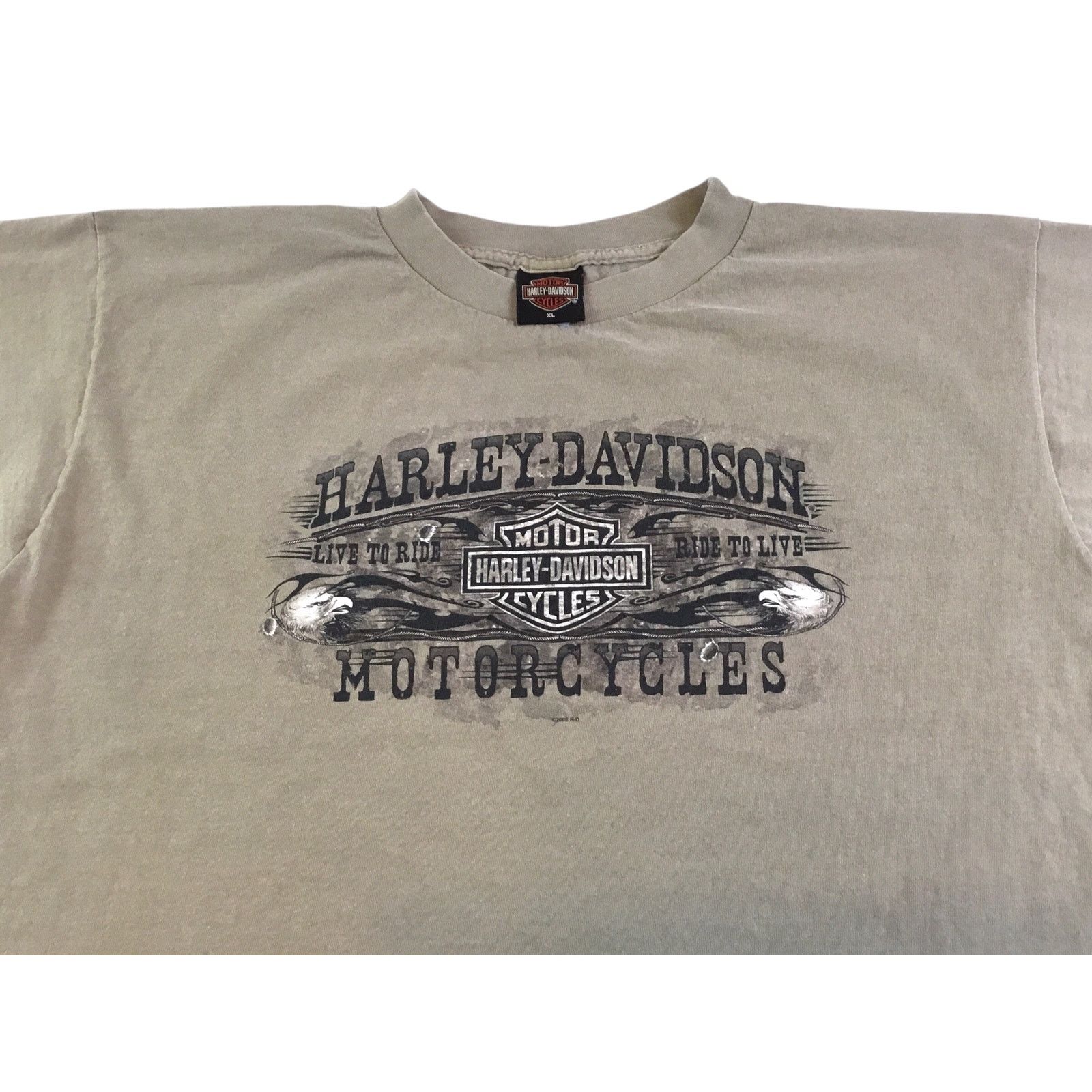 Harley Davidson Harley Davidson Mt McKinley Denali Alaska Tan Size XLarge Size US XL / EU 56 / 4 - 2 Thumbnail