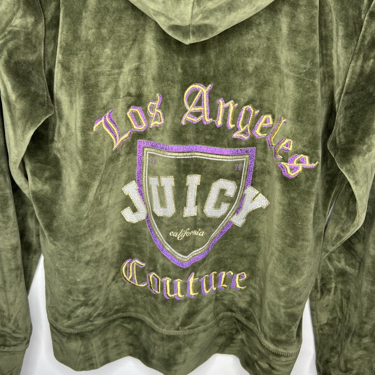 Juicy Couture Vintage Juicy Couture Hoodie + Pants Set Tracksuit Velour Size M / US 6-8 / IT 42-44 - 7 Thumbnail
