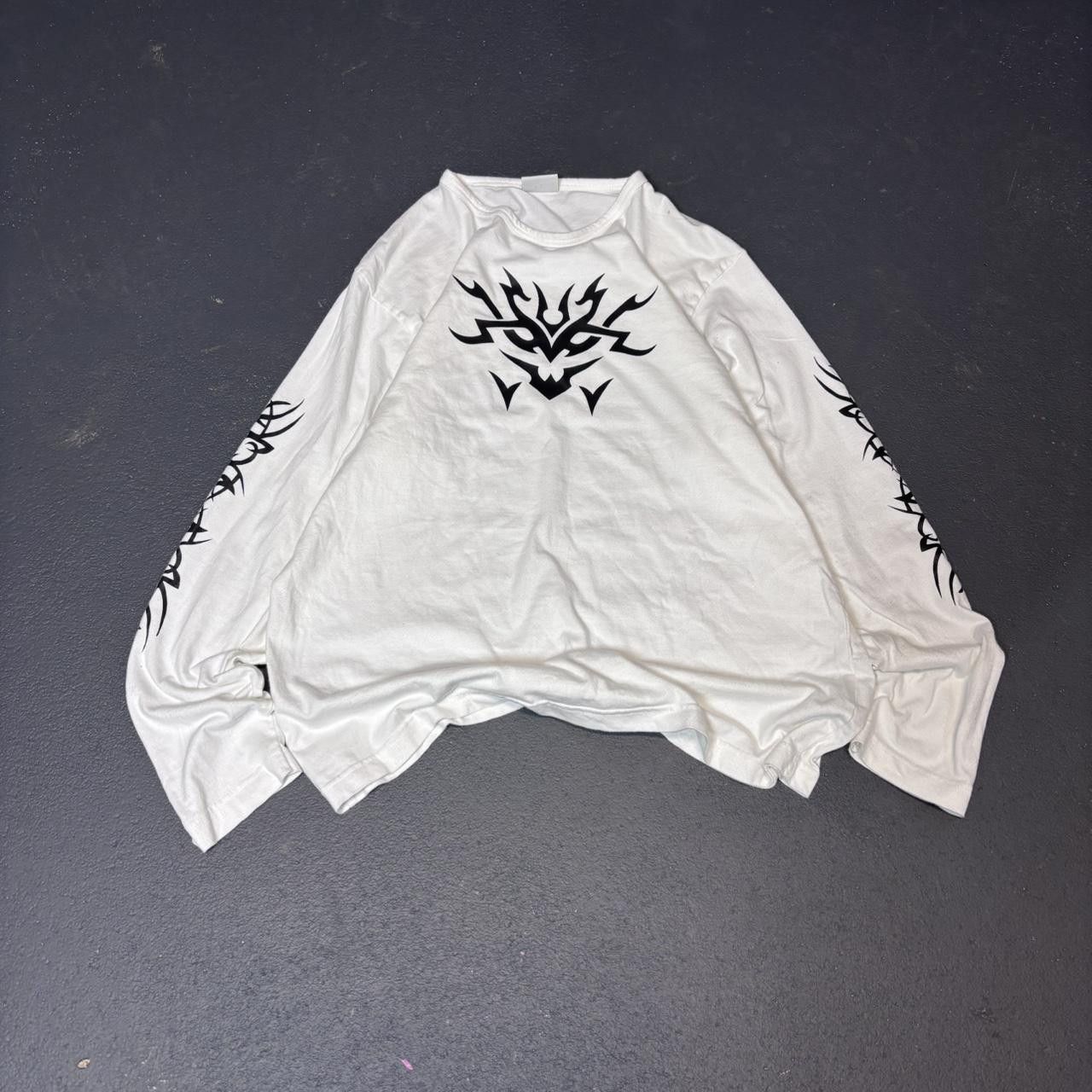 Japanese Brand × Vintage Vintage y2k 90s tribal long sleeve shirt Size US L / EU 52-54 / 3 - 1 Thumbnail