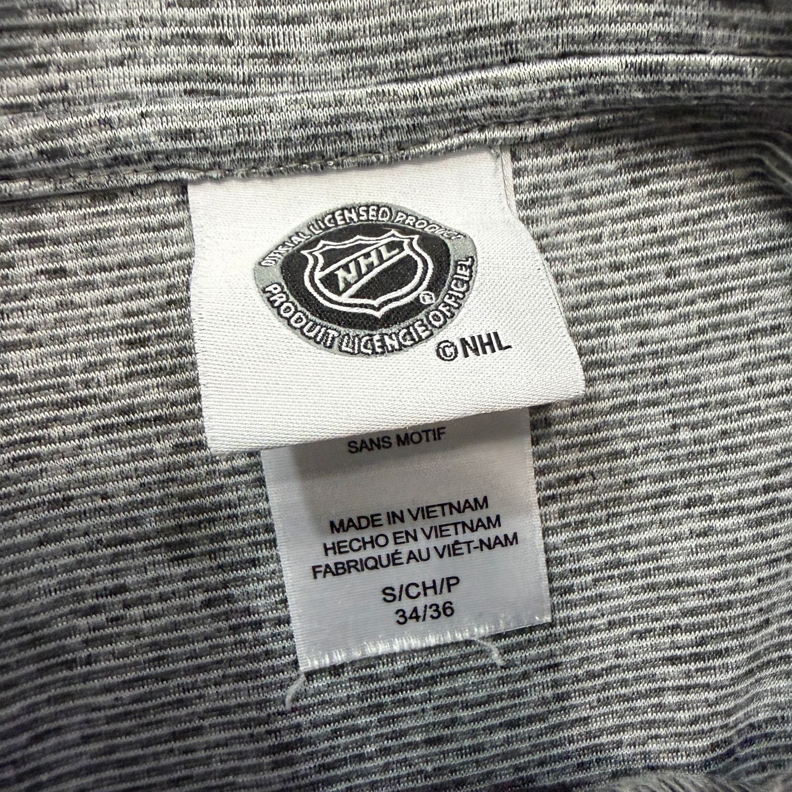 NHL NHL Pittsburgh Penguins 1/4 Zip Pullover Men's Small Gray Size US S / EU 44-46 / 1 - 6 Thumbnail
