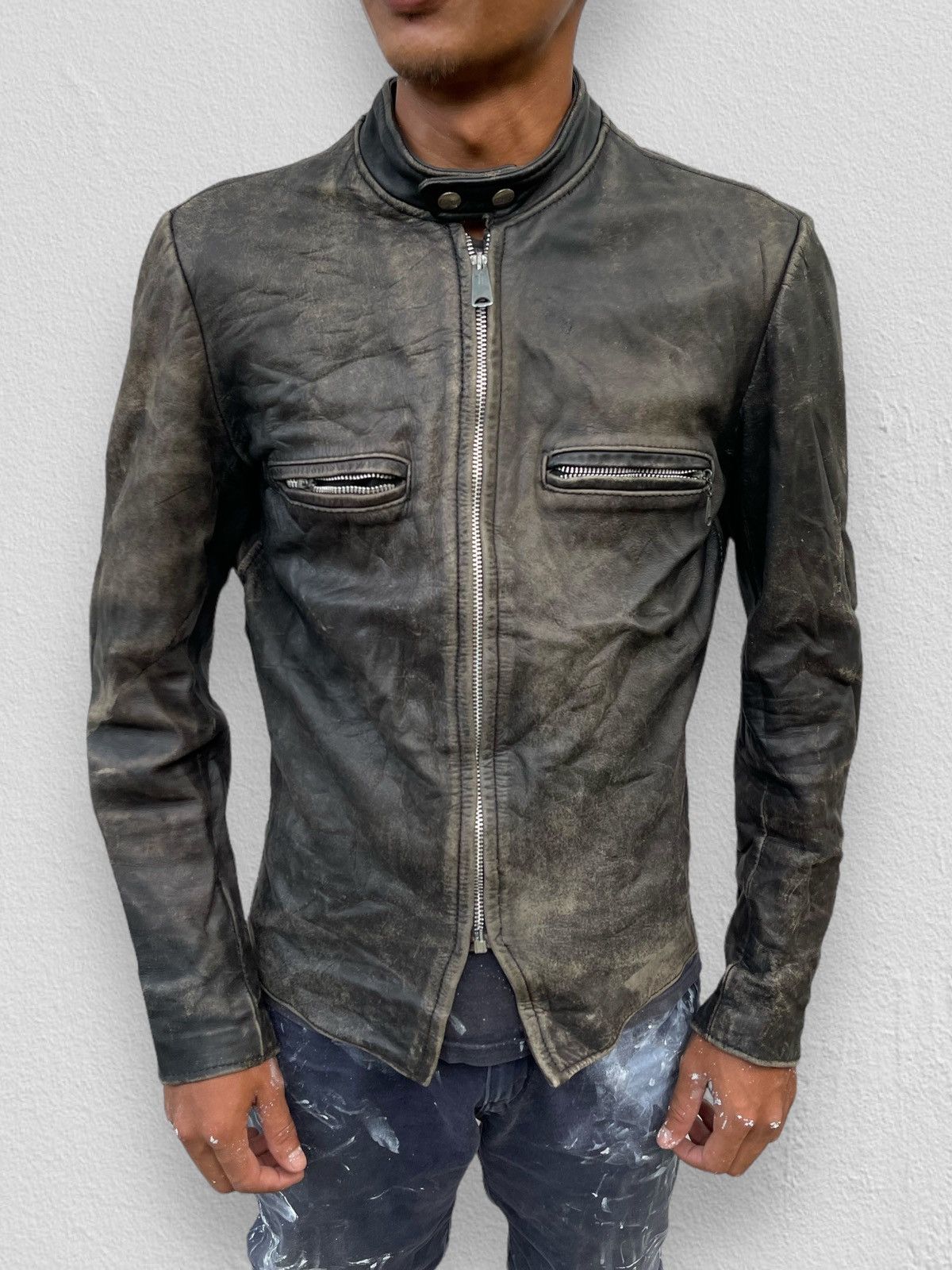 14th Addiction 🔥Vintage Esprit USA Genuine Leather Rider Jacket Size US S / EU 44-46 / 1 - 1 Thumbnail