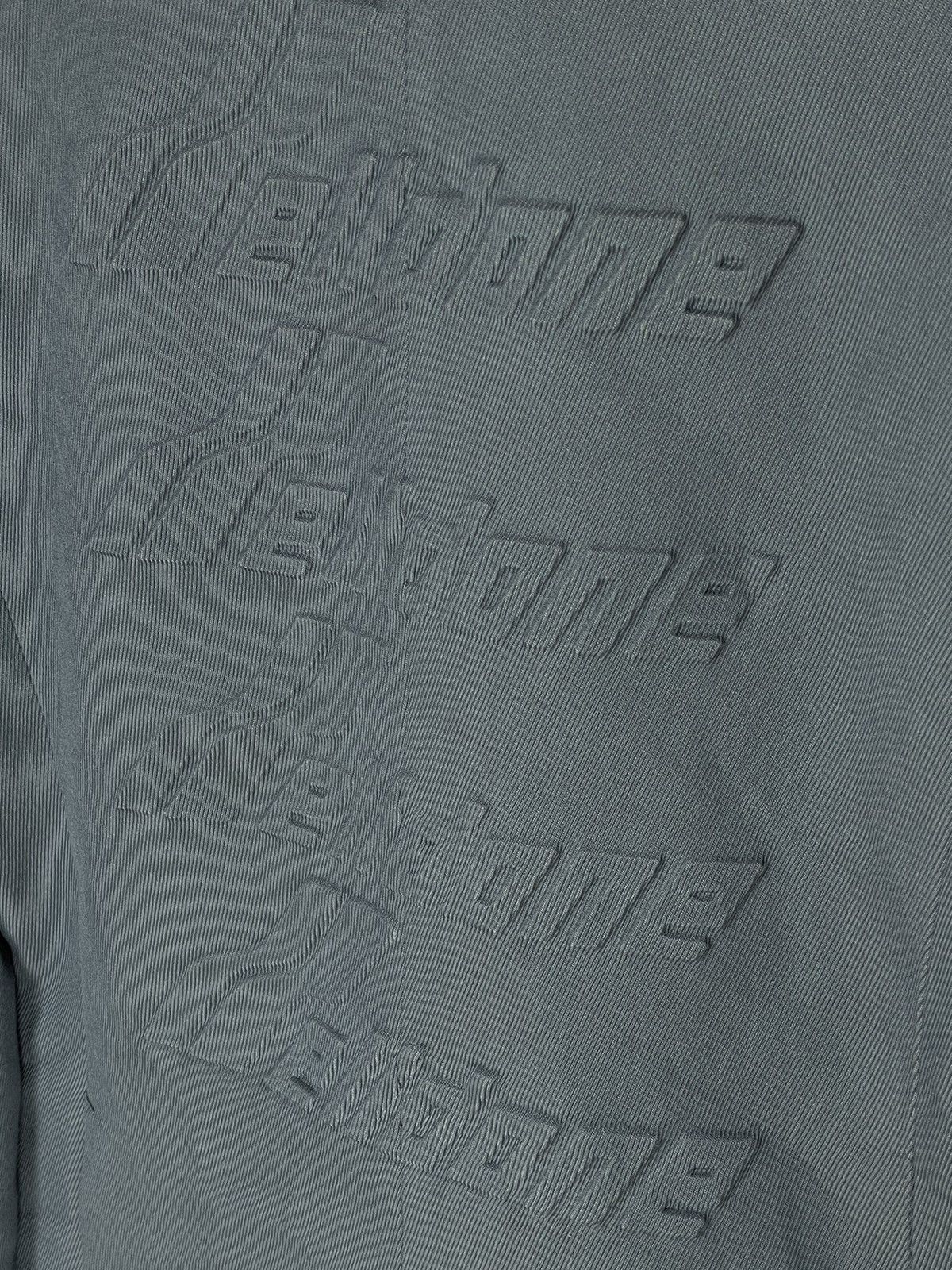 WE11DONE We11done Double Breasted Sky Blue Streetwear Y2K Logo blazer Size 40R - 10 Thumbnail