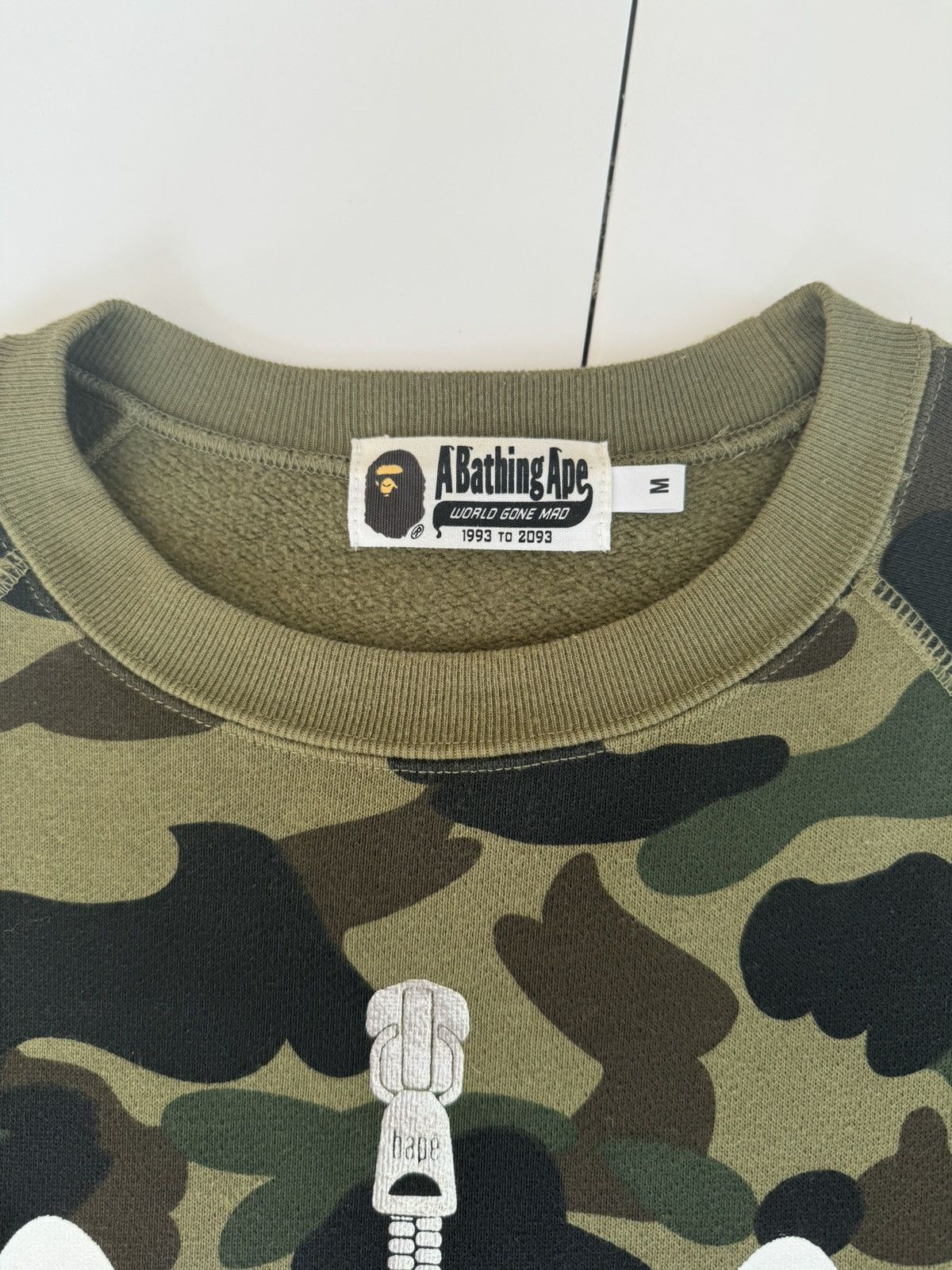 Bape 1st Camo Shark Crewneck Size US M / EU 48-50 / 2 - 3 Thumbnail