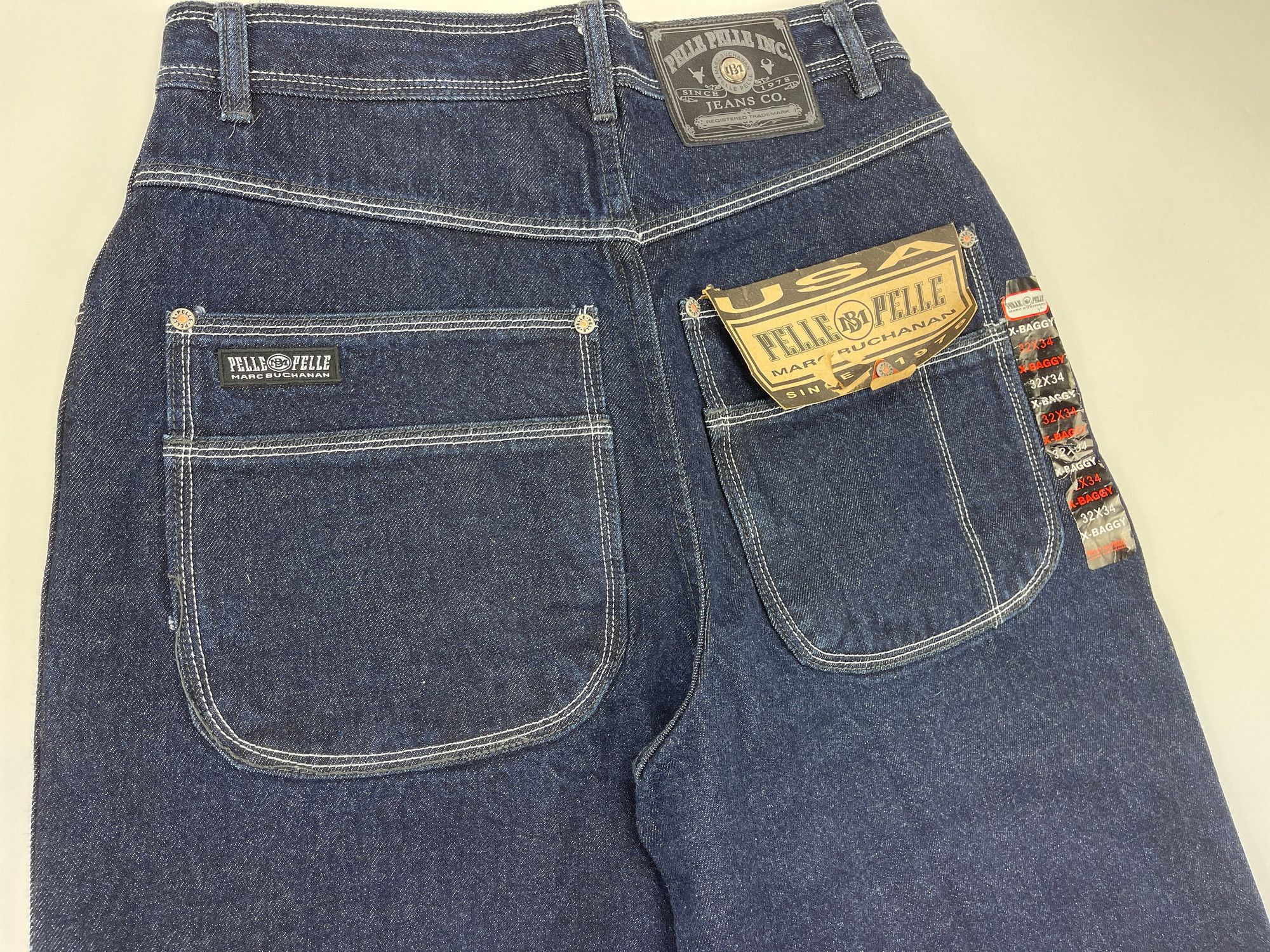Marc Buchanan × Pelle Pelle Pelle Pelle jeans, vintage, Marc Buchanan 90s hip hop size 2 Size US 32 / EU 48 - 5 Thumbnail