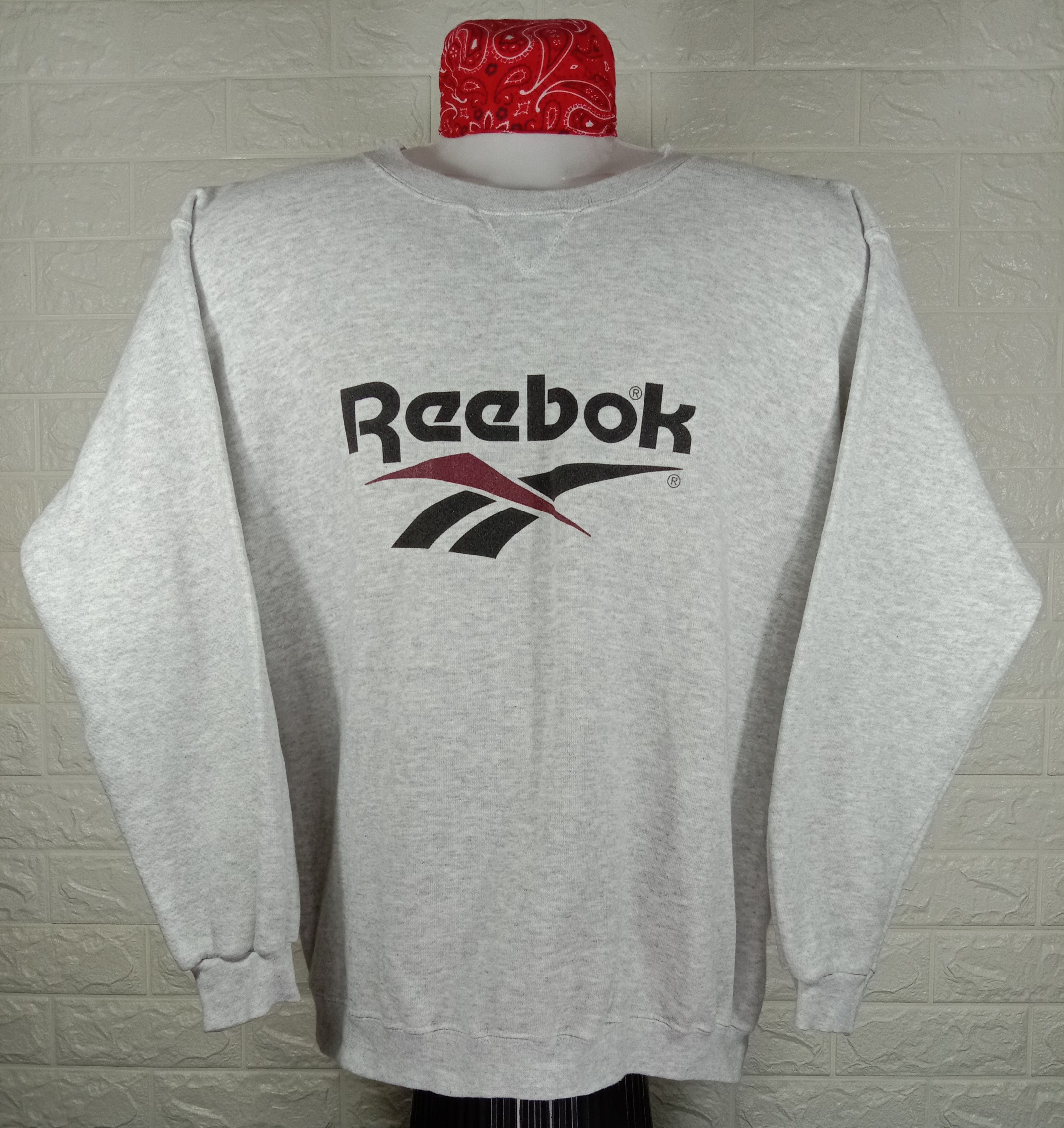 Reebok Vintage Reebok Big Logo Sweatshirt Size US L / EU 52-54 / 3 - 1 Thumbnail