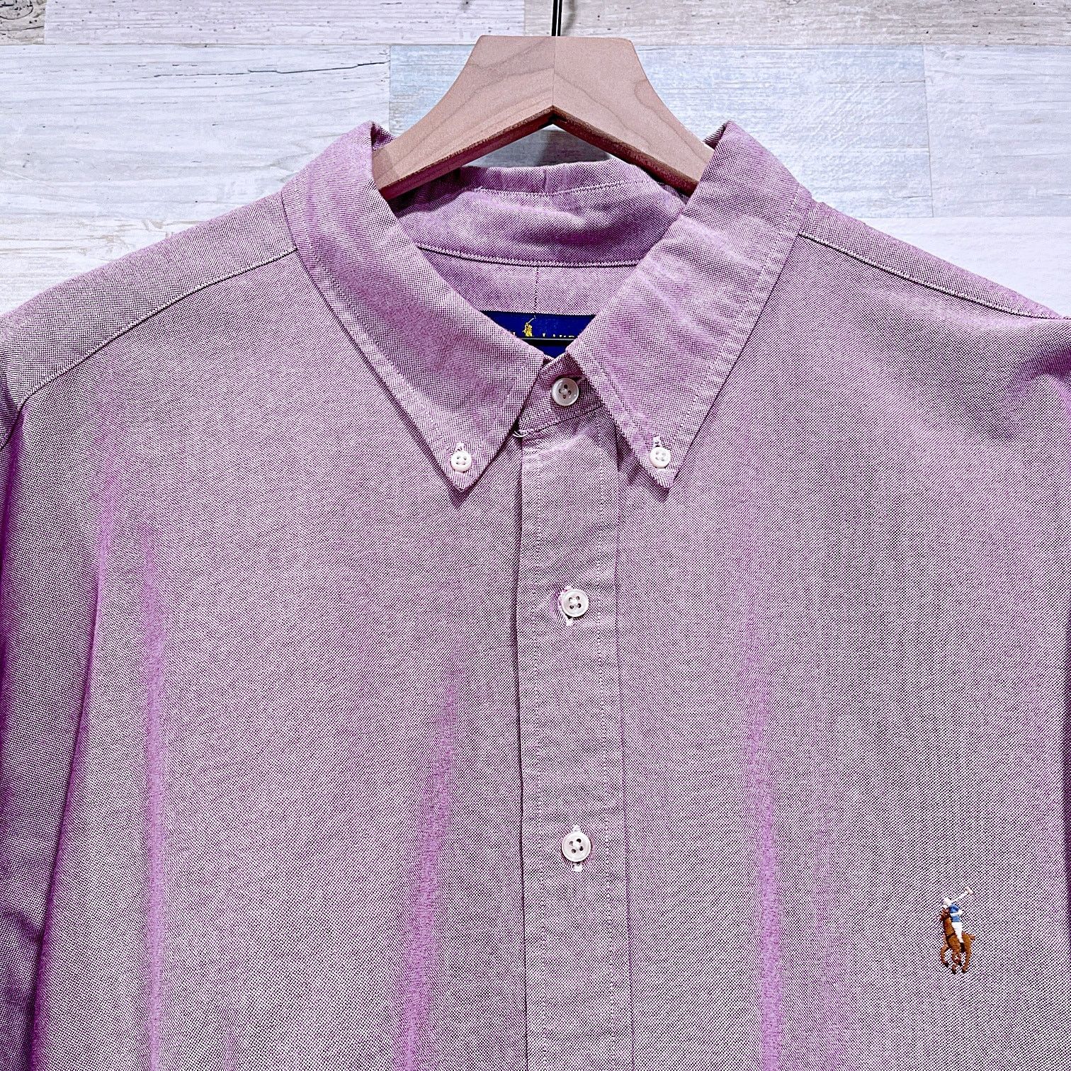 Ralph Lauren Ralph Lauren Oxford Button Down Shirt Red Mens 3XB 3X Big Size US XXL / EU 58 / 5 - 2 Thumbnail