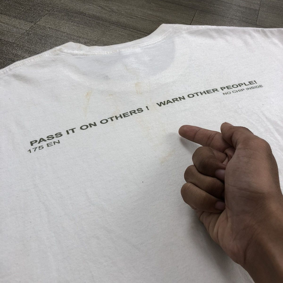 Supreme 🇺🇸FW22 Supreme Warning USA Streetwear White Tee Size US XL / EU 56 / 4 - 12 Thumbnail